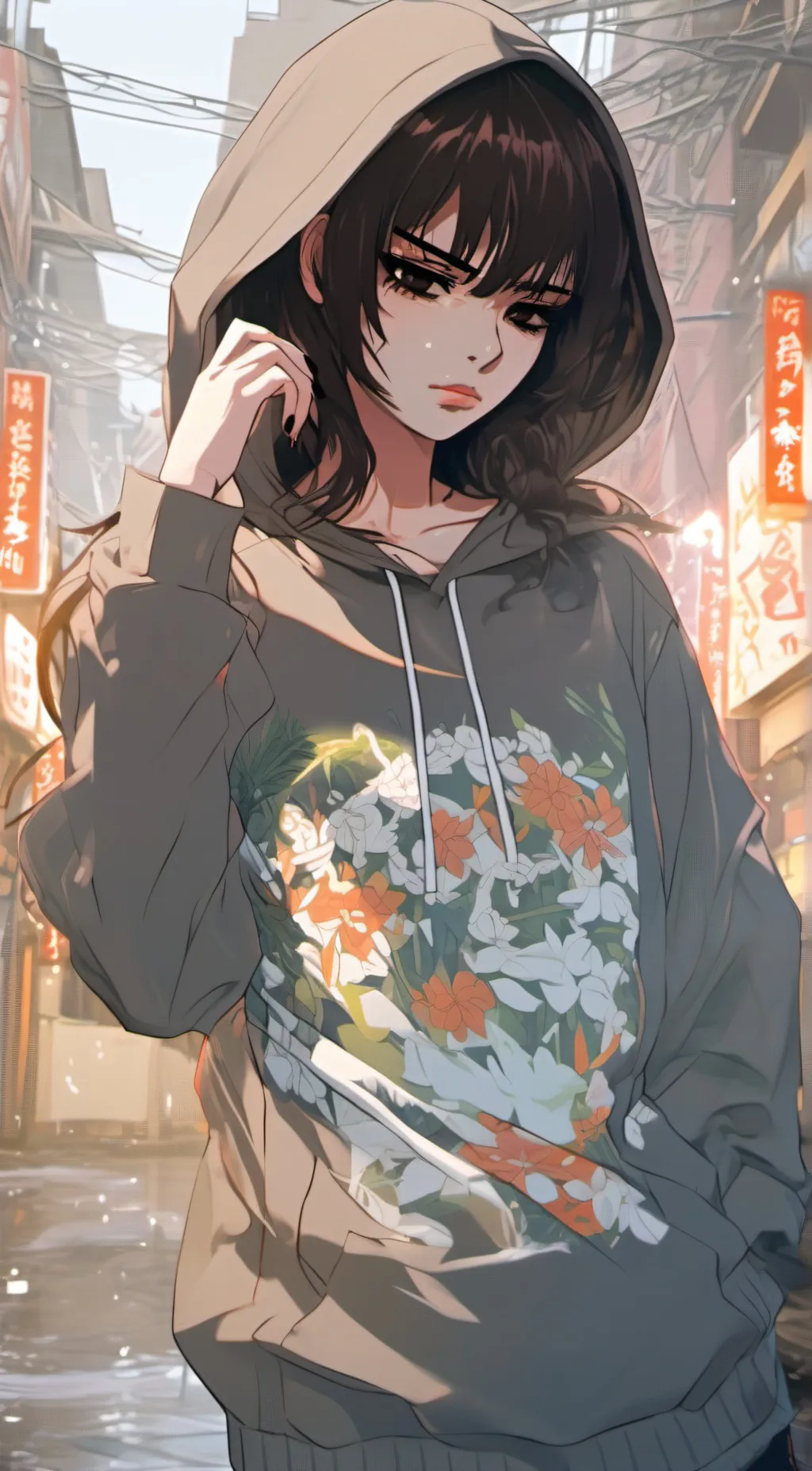 ai character: Gwen background