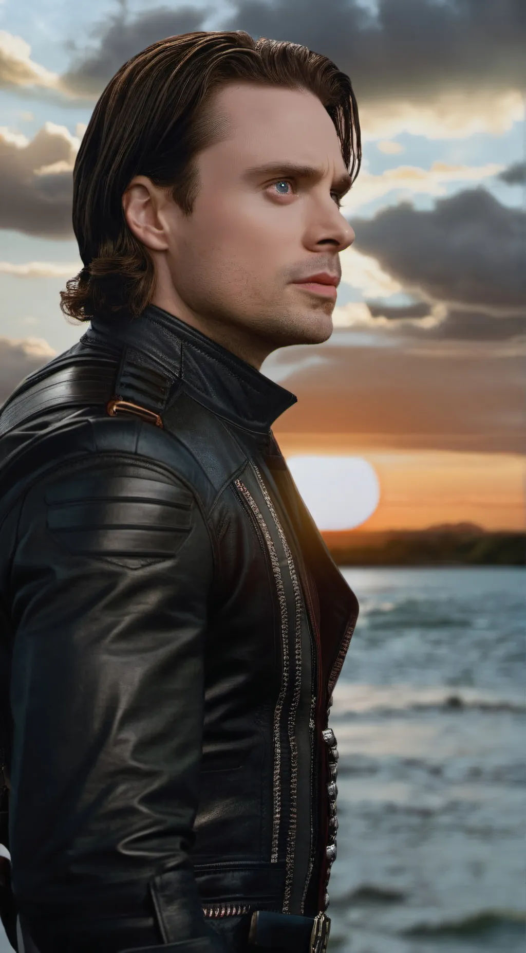 ai character: James Bucky Barnes background