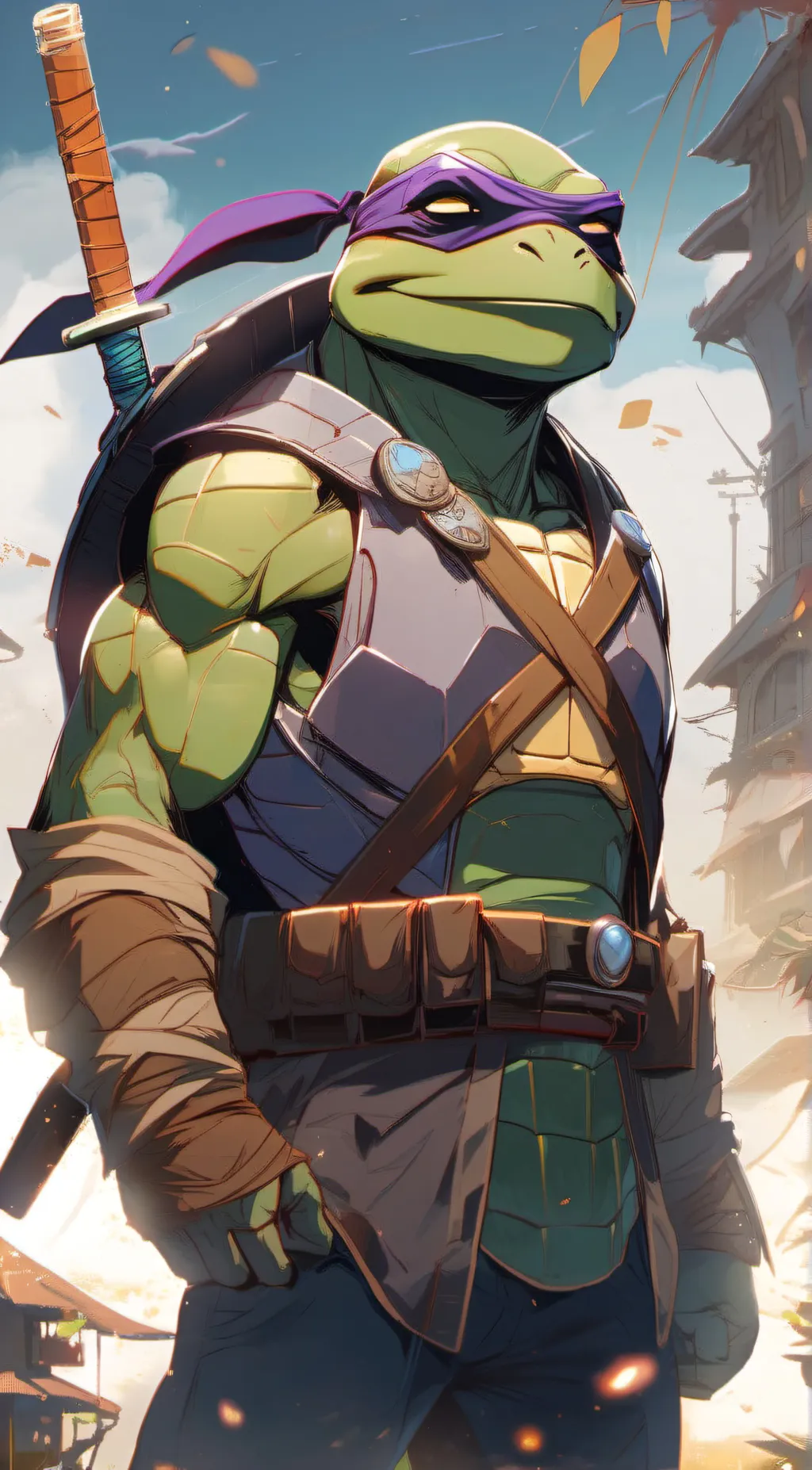 ai character: Donnie/Donatello  background