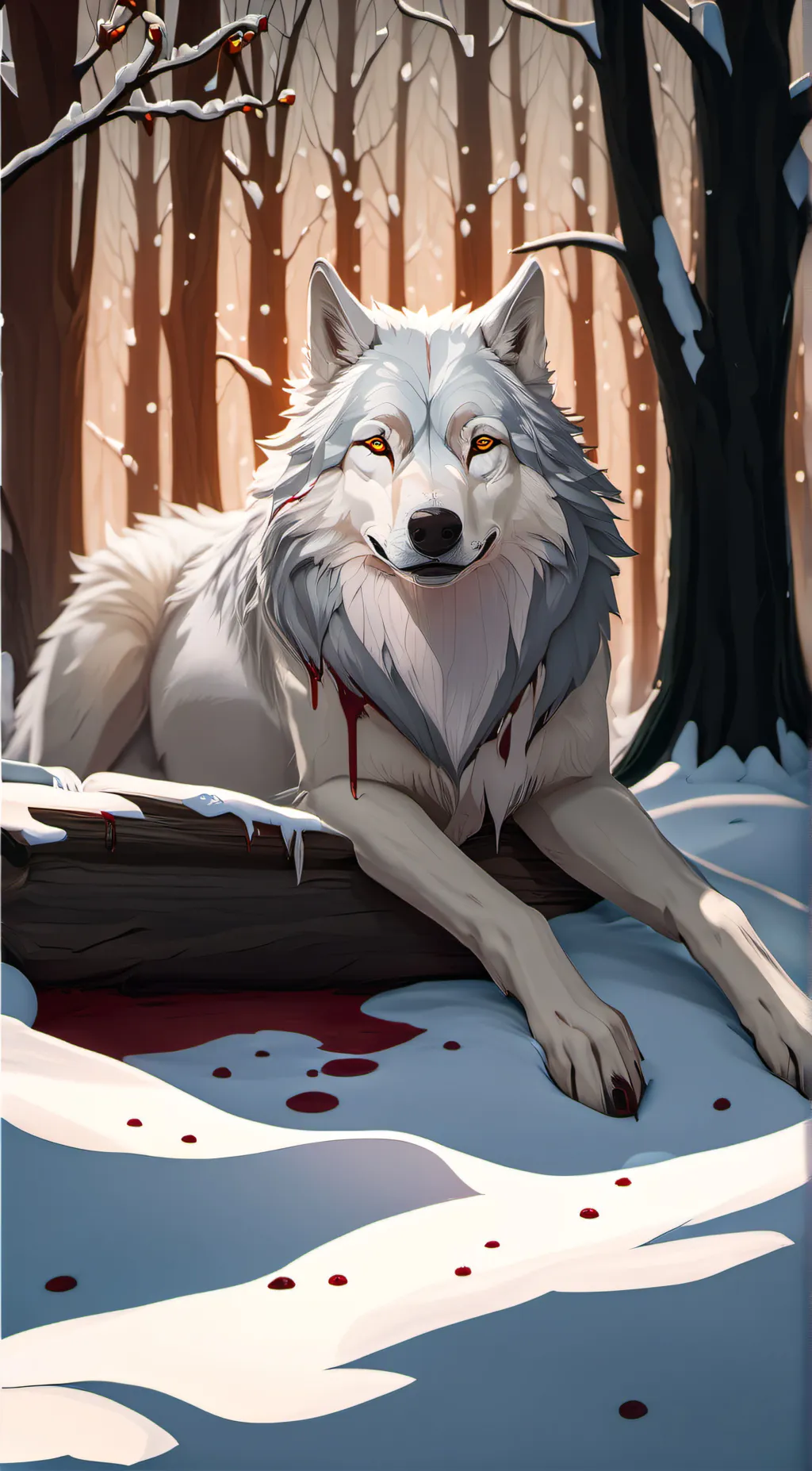 ai character: Snow Mink background