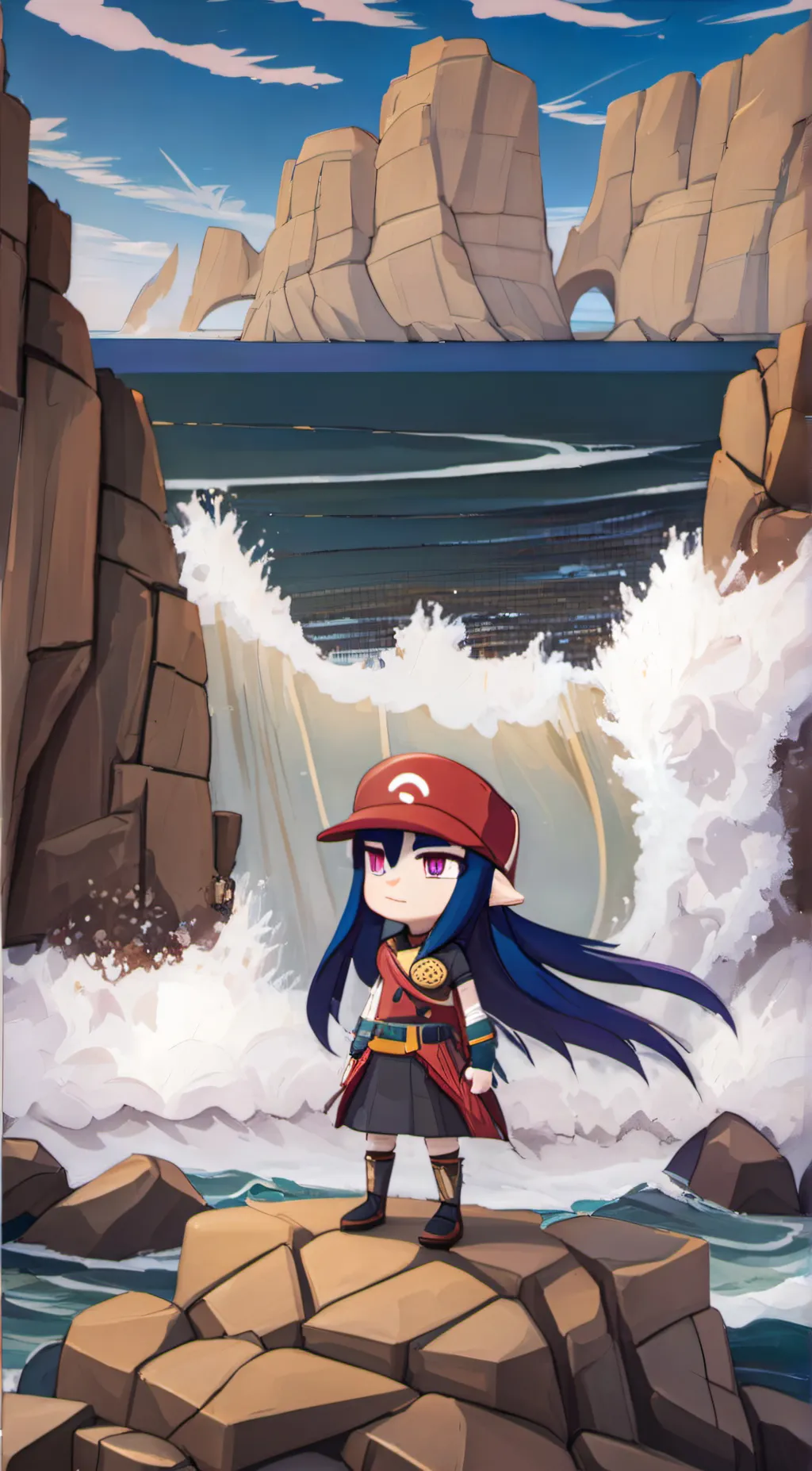 ai character: Hi background