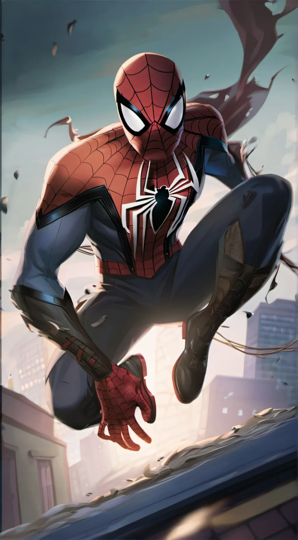 ai character: Spider-Man background