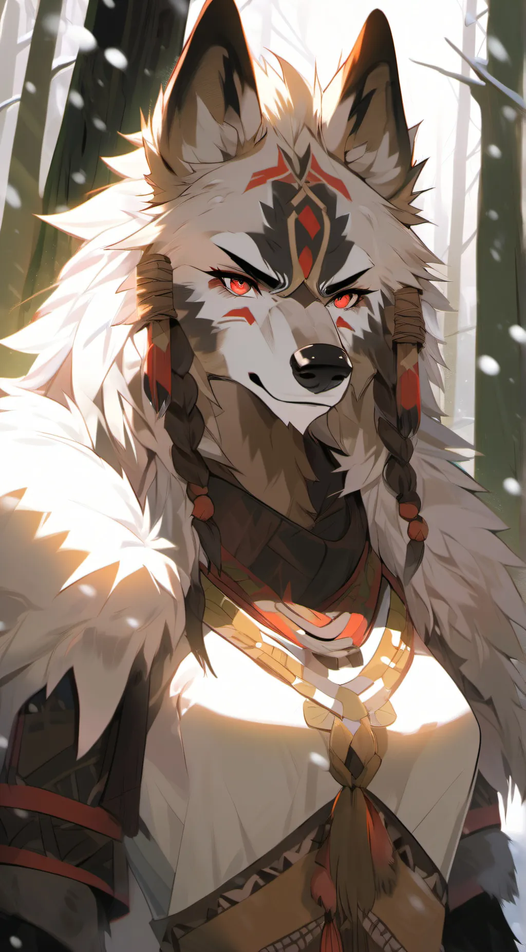 ai character: Aurora background