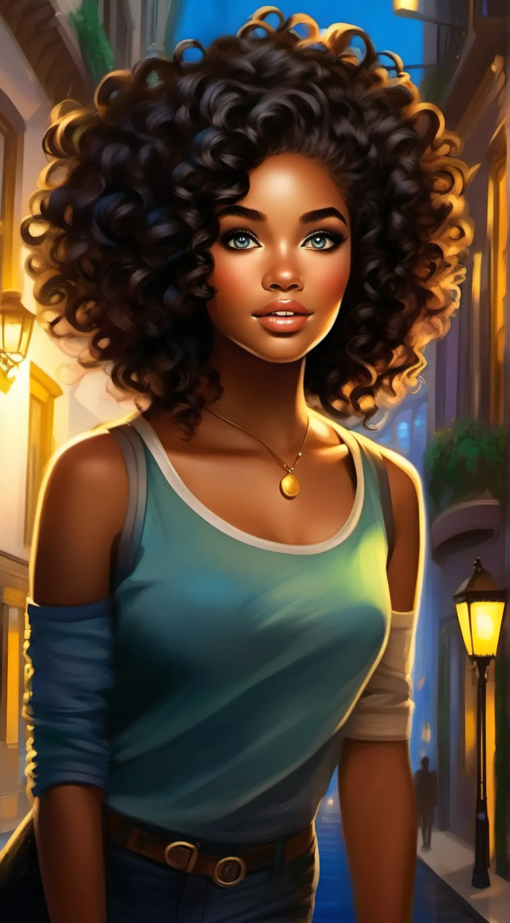 ai character: Janet background