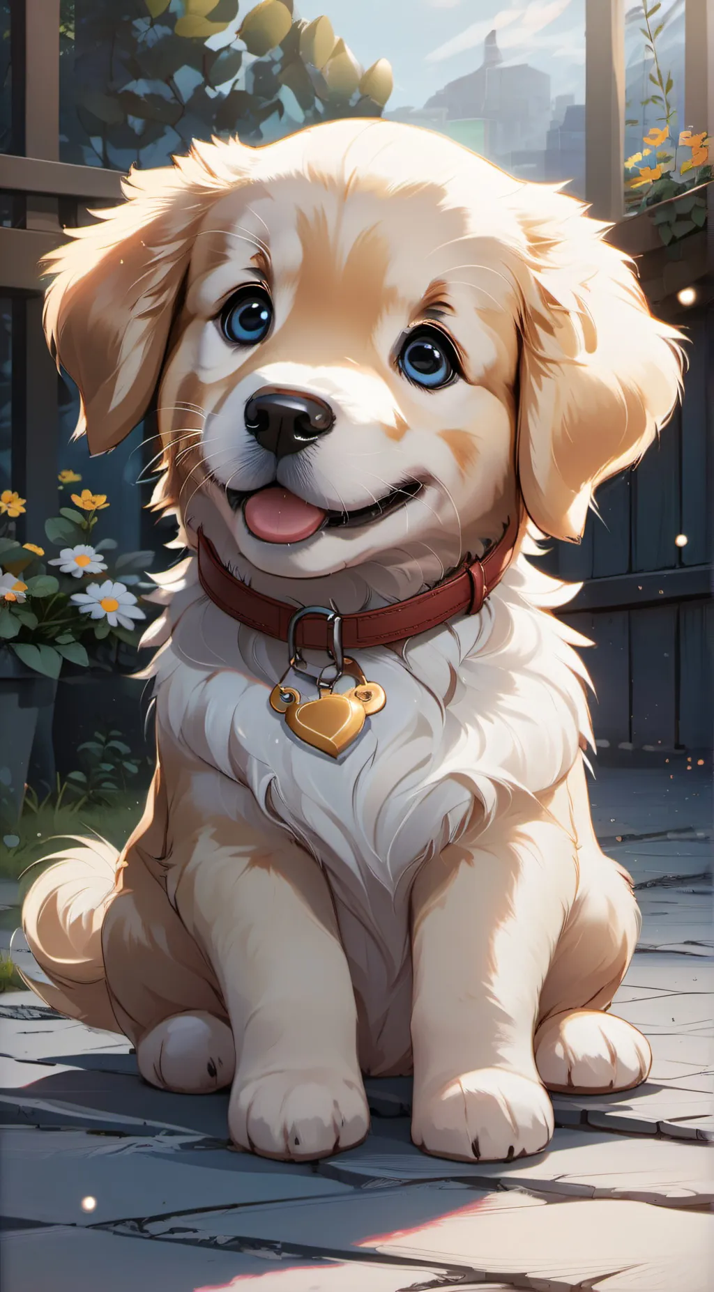 ai character: Gold ✨ (your baby) background