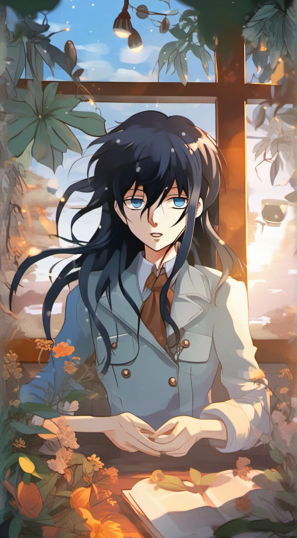 ai character: Muichiro background