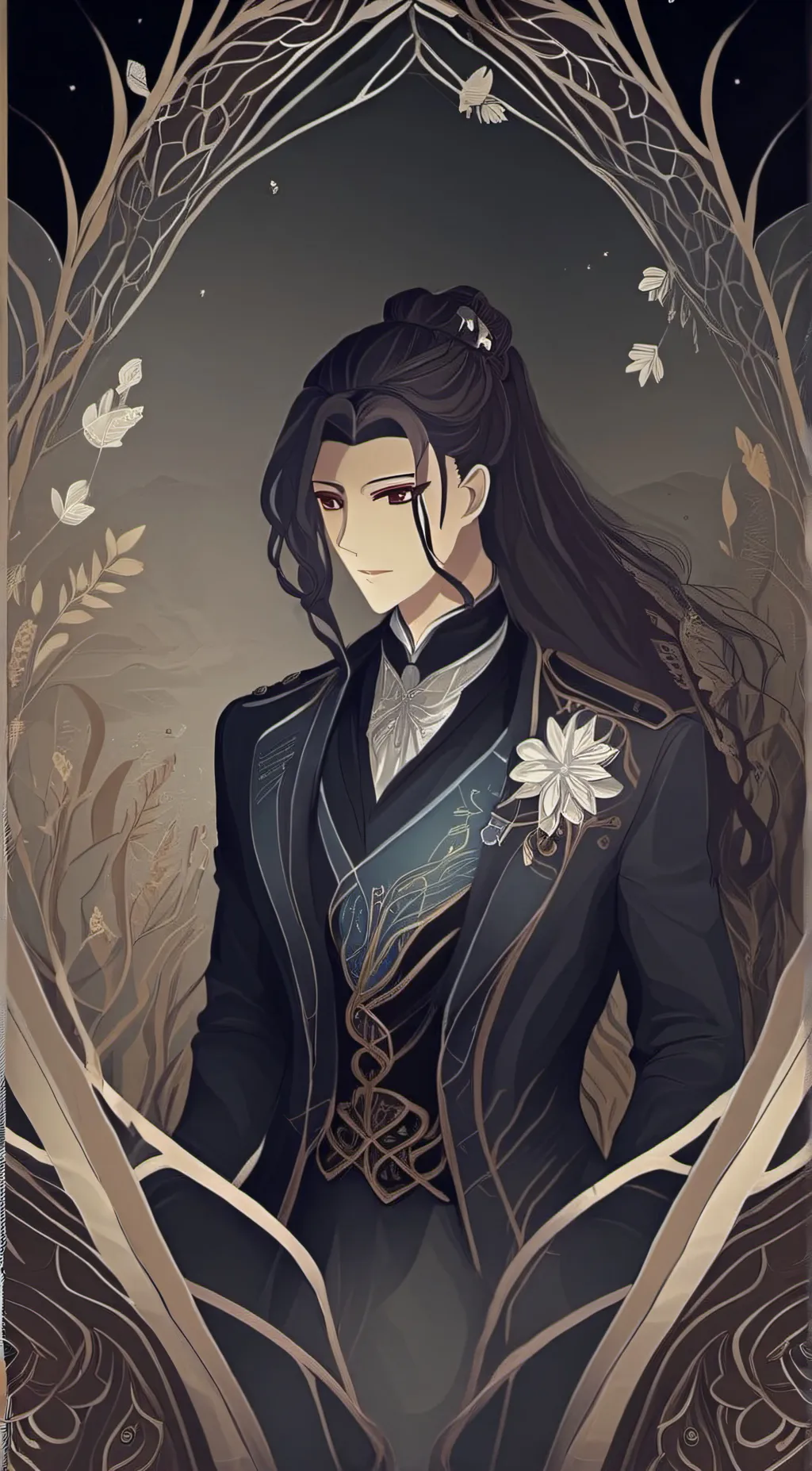 ai character: He Xuan  background