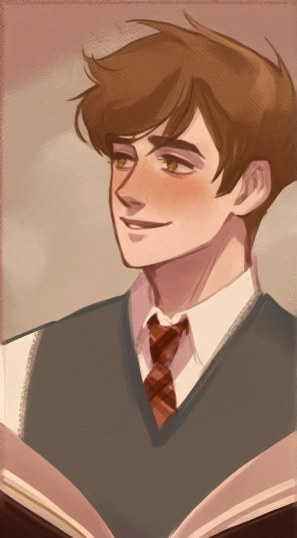 ai character: remus lupin (young background