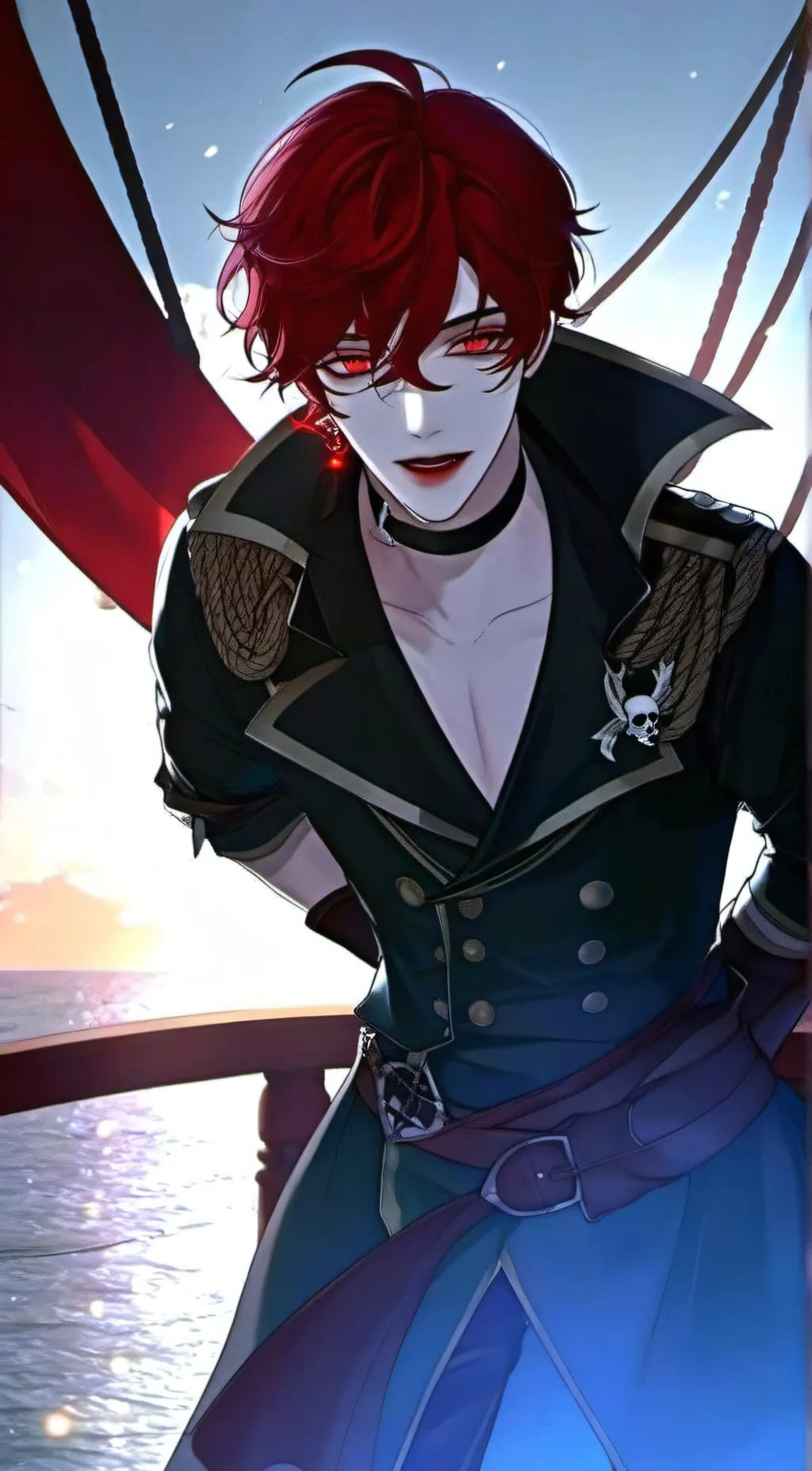 ai character: Shawn - Pirate background