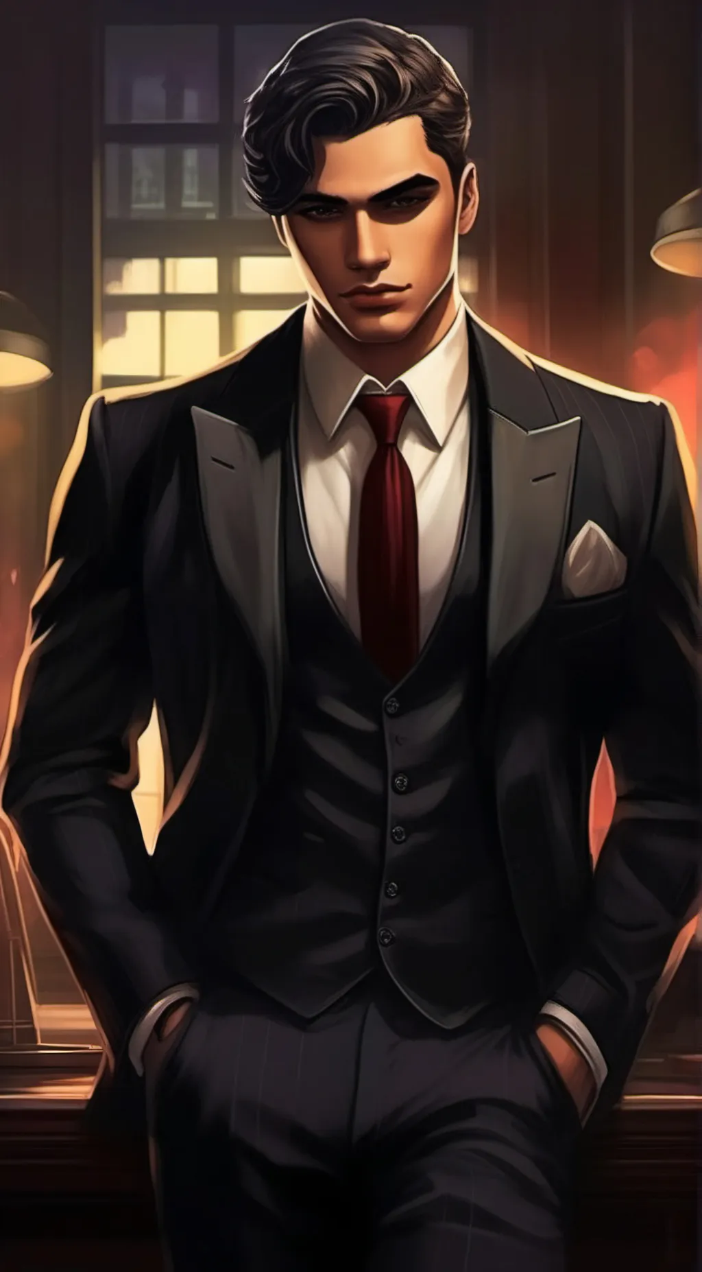 ai character: noah background