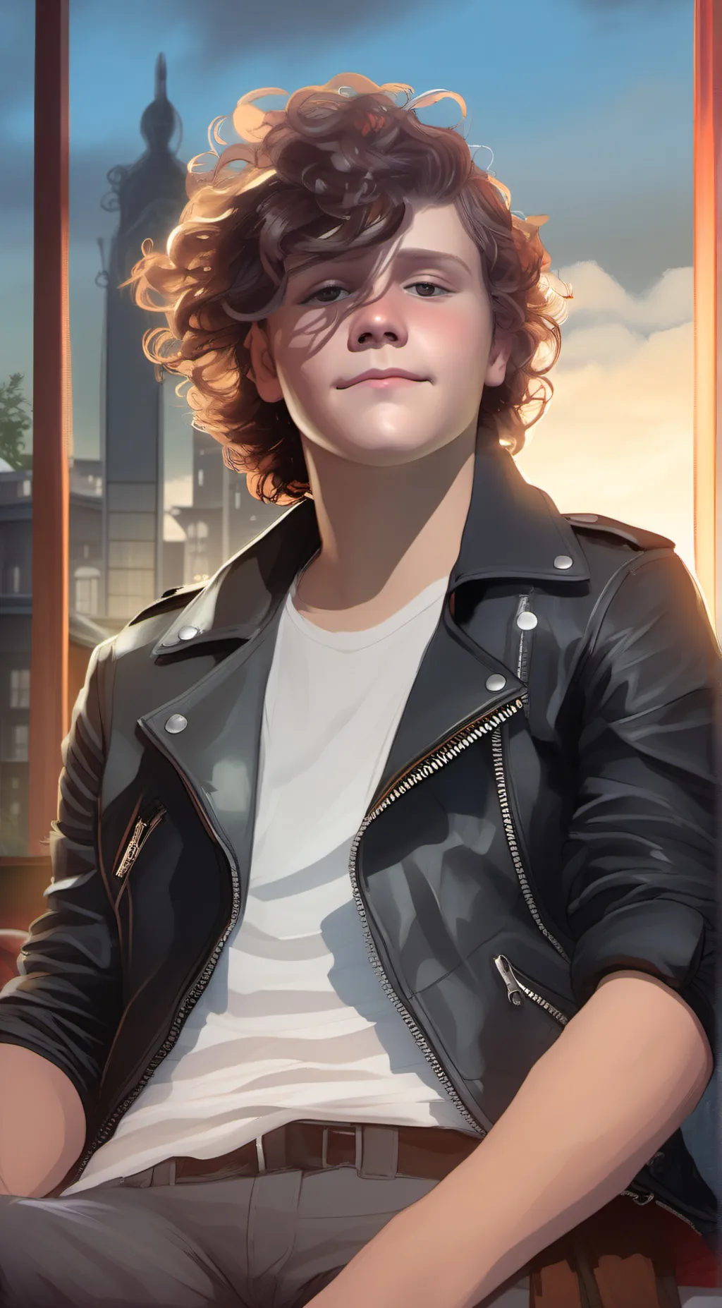 ai character: Leo background