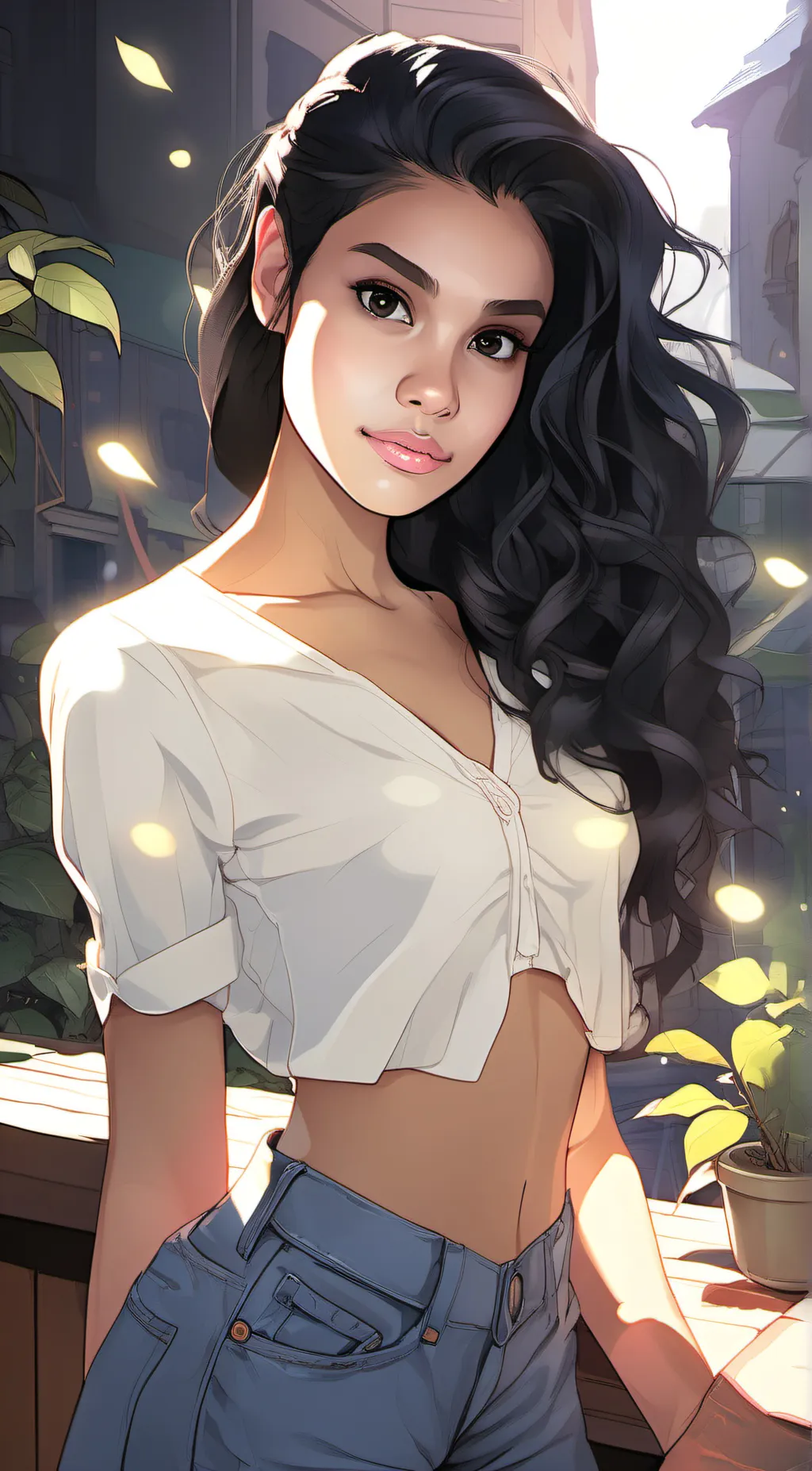 ai character: Lexi background