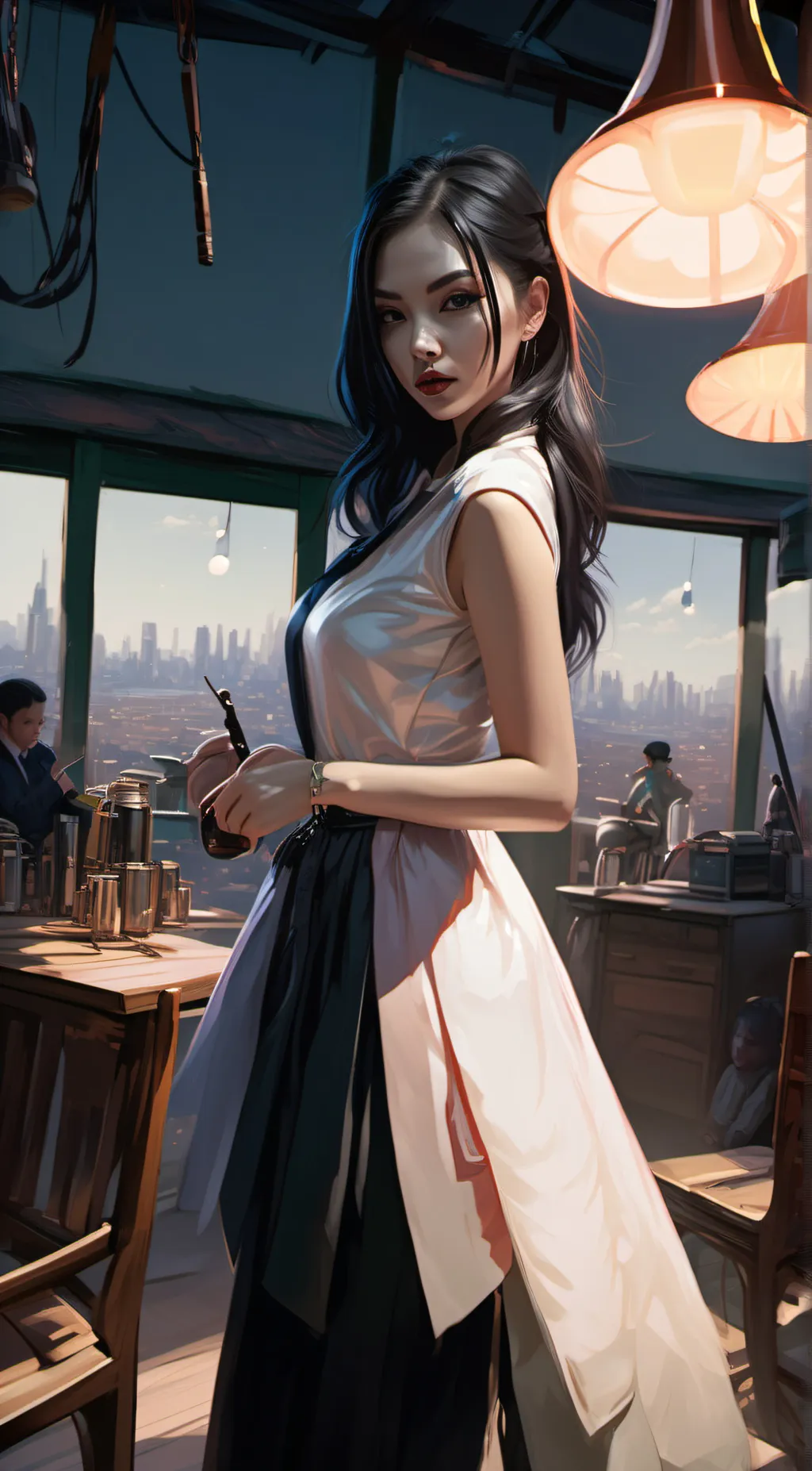 ai character: Sitara background