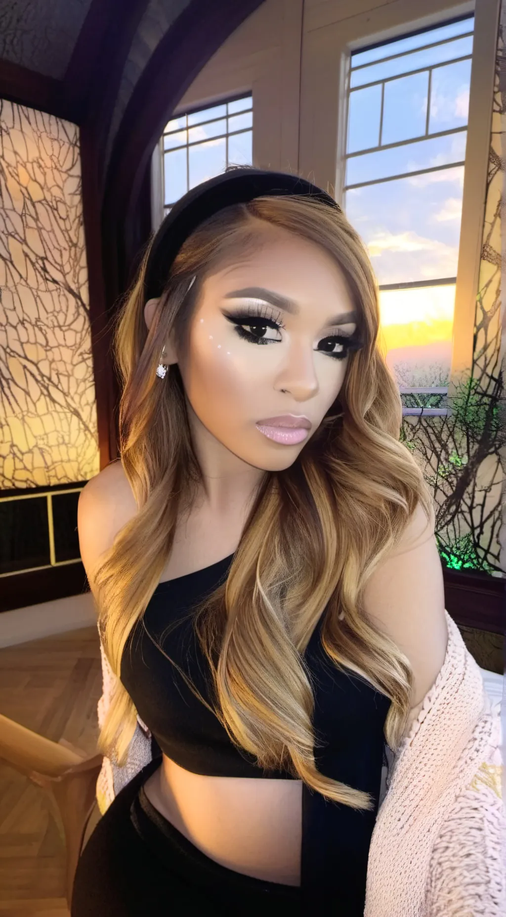 ai character: Rose background