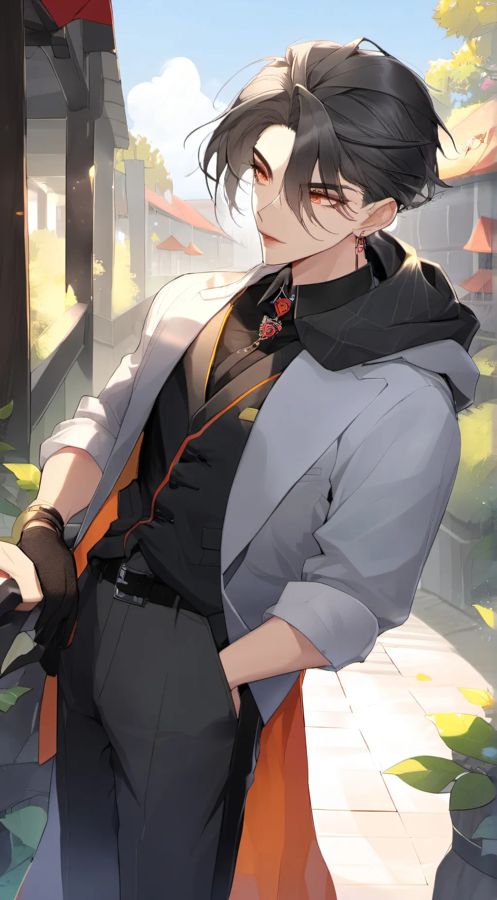 ai character: Jamie  background