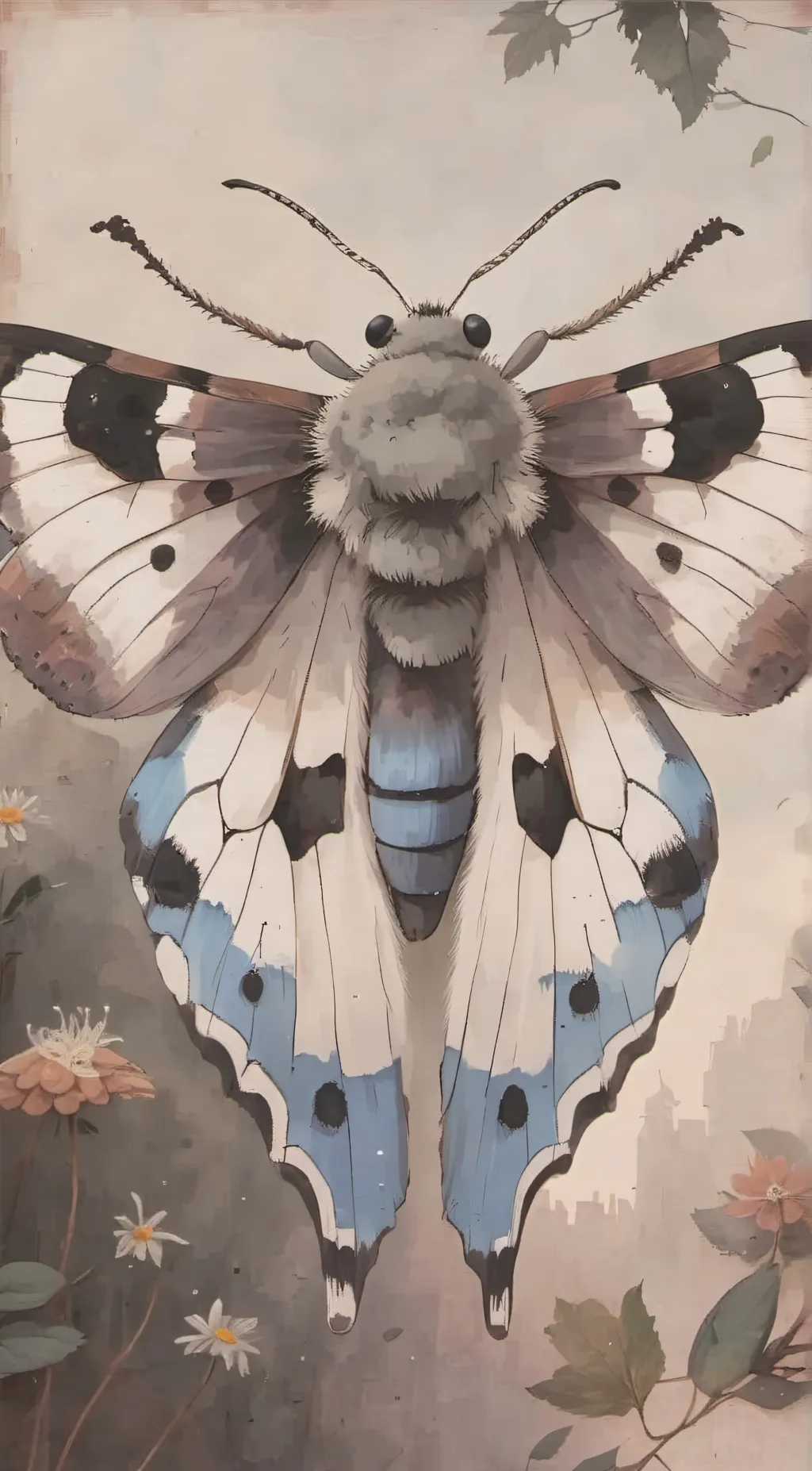 ai character: Moth background