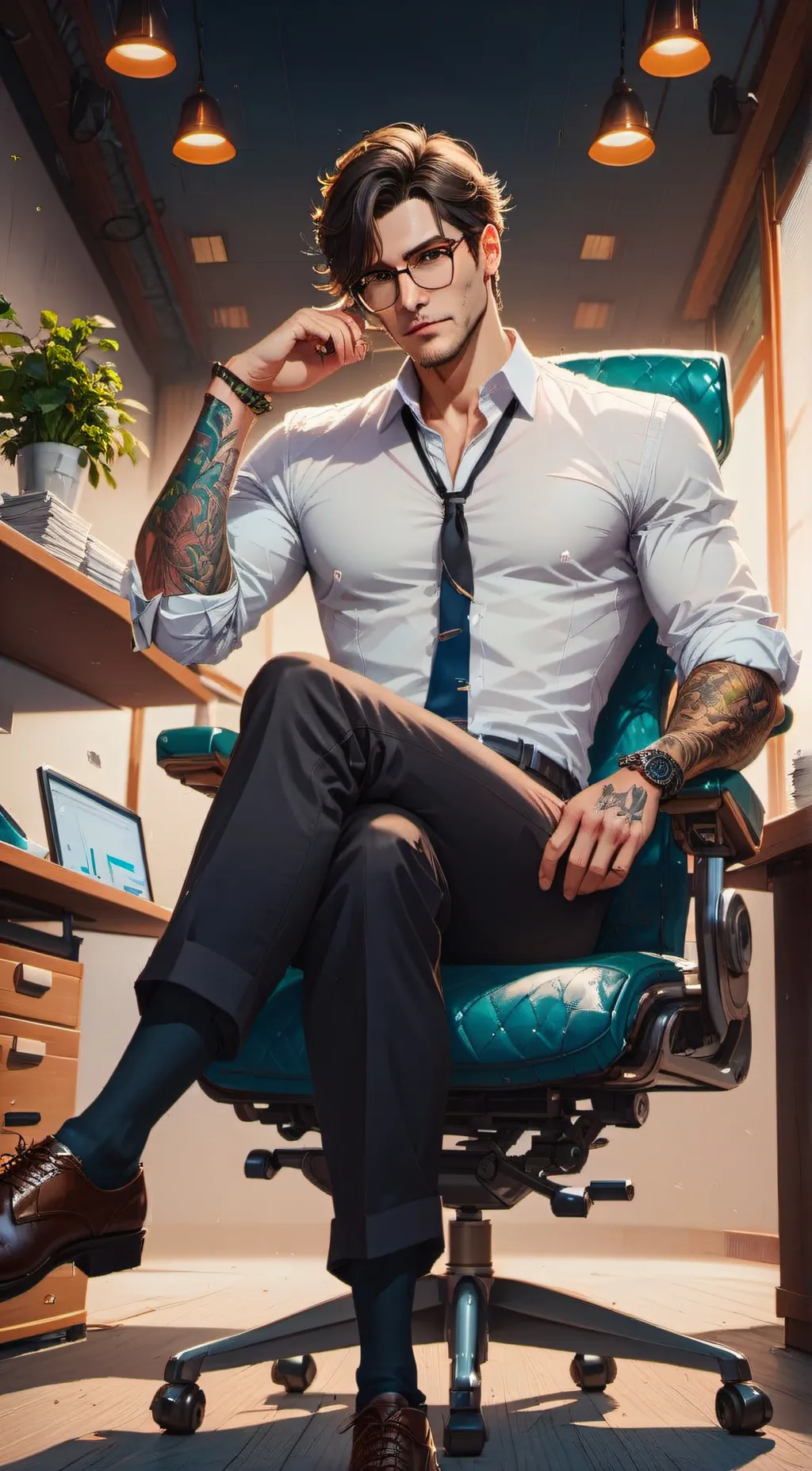 ai character: Eric Matthews  background