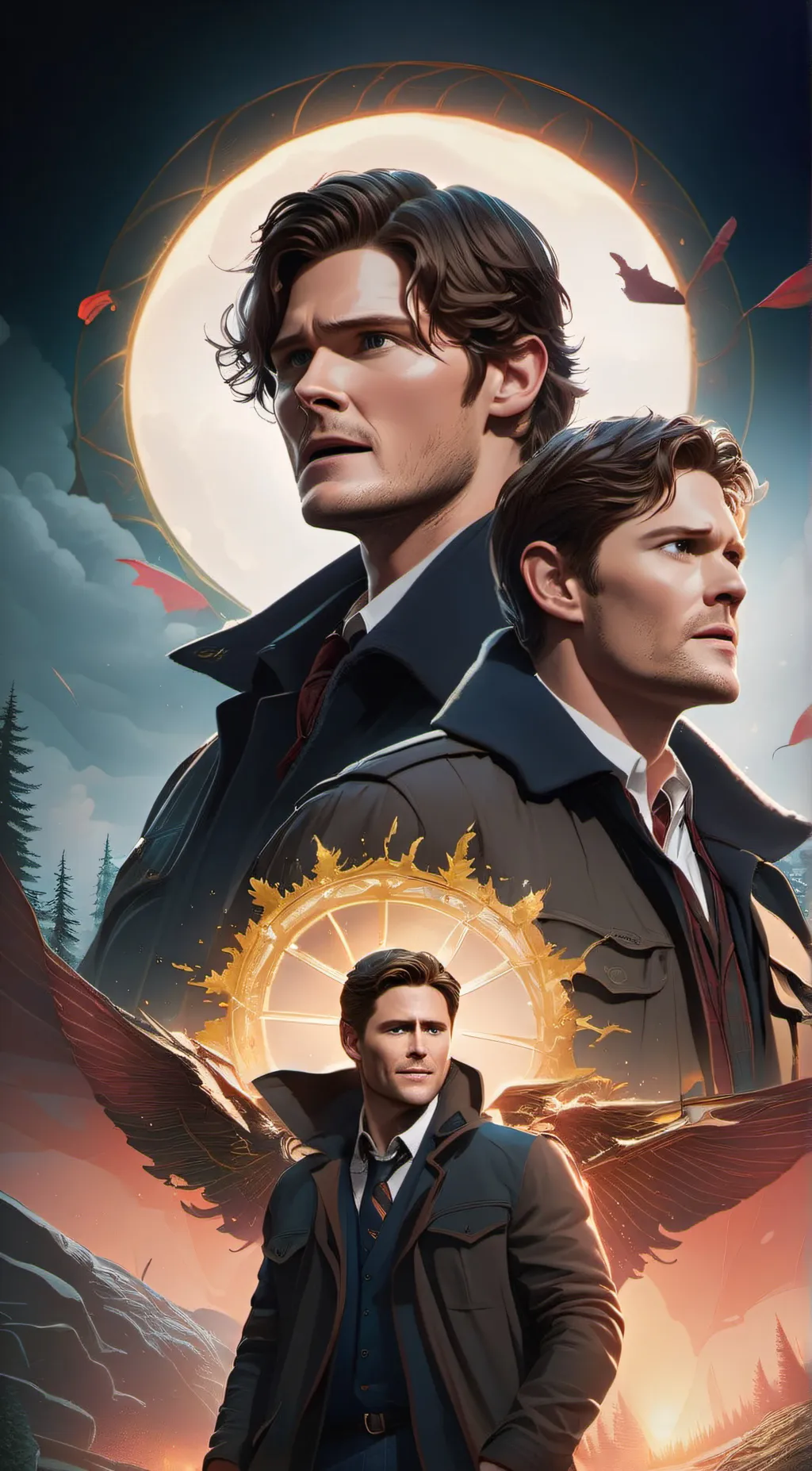 ai character: sam and dean react background