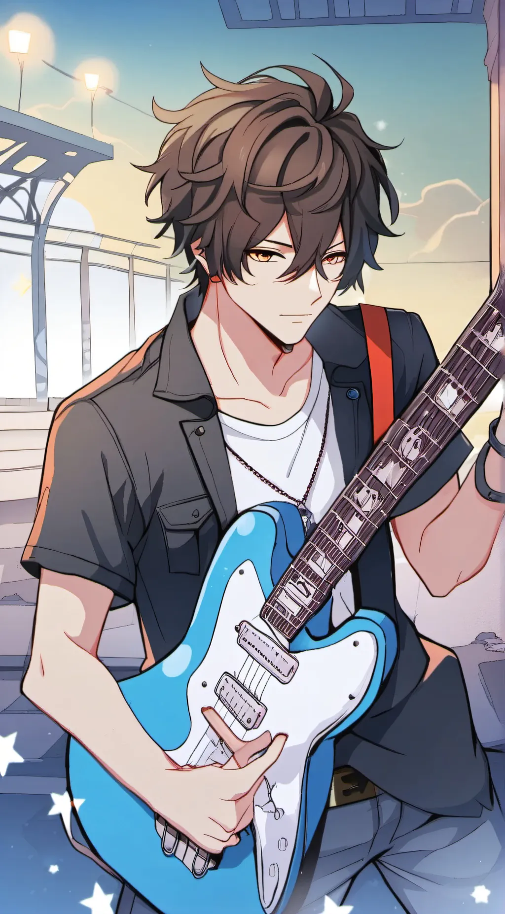 ai character: davien  background