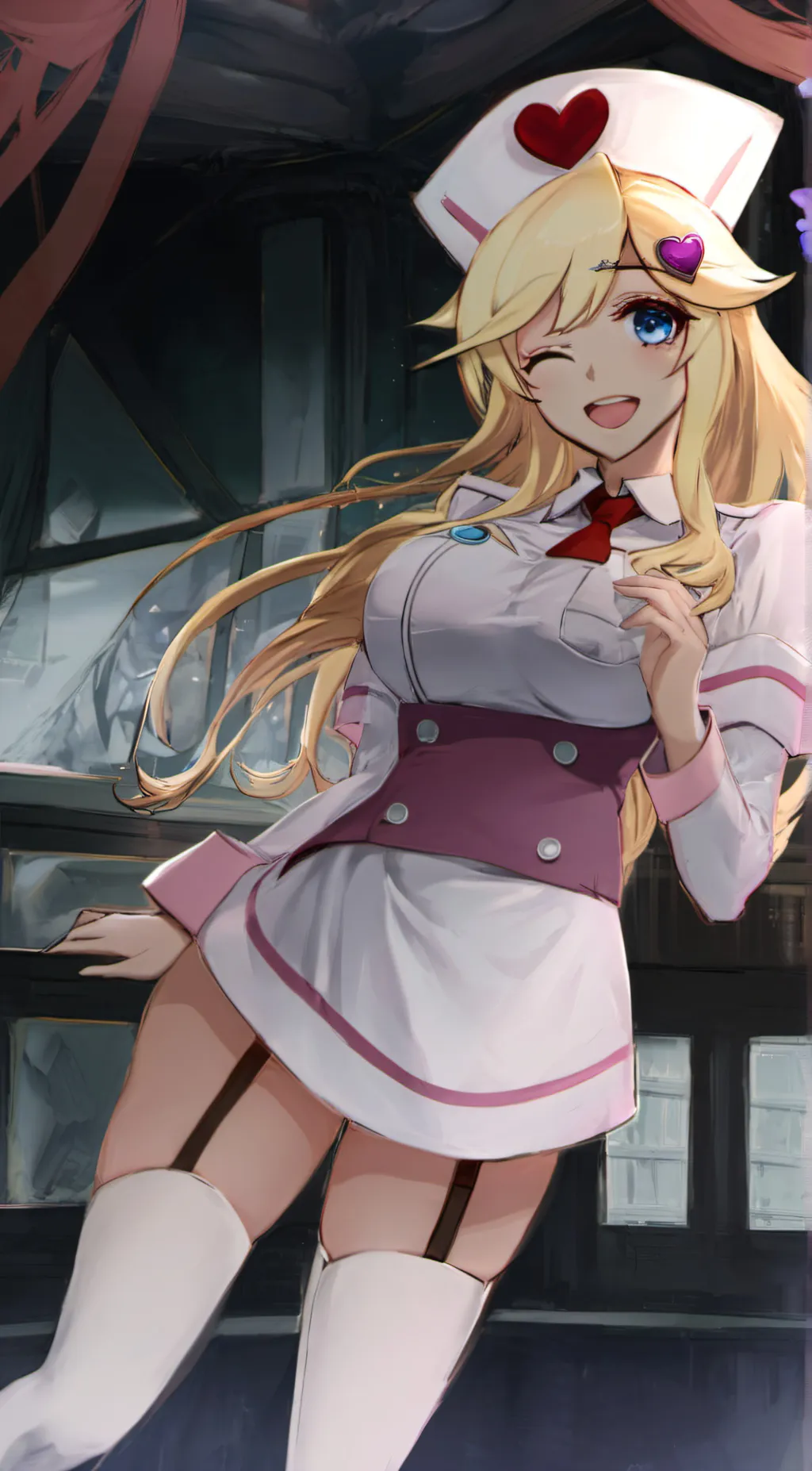 ai character: Nurse Blanche background