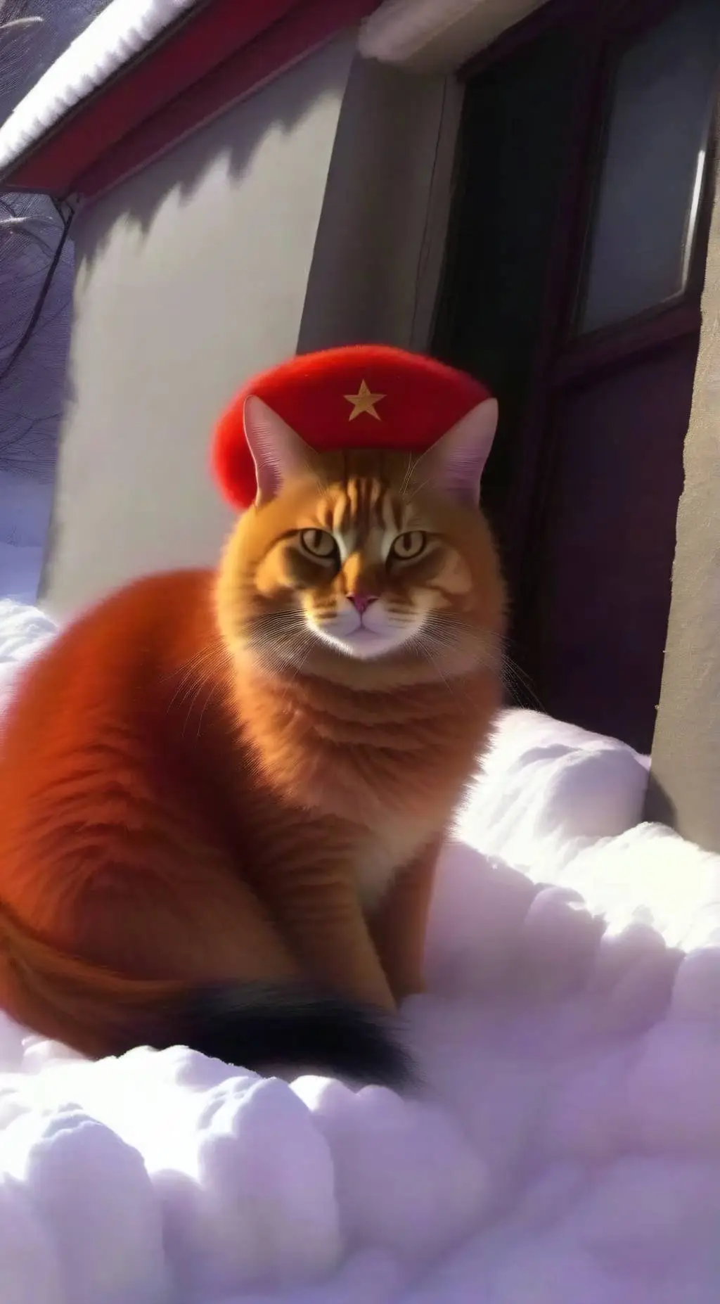 ai character: meowseph stalin background