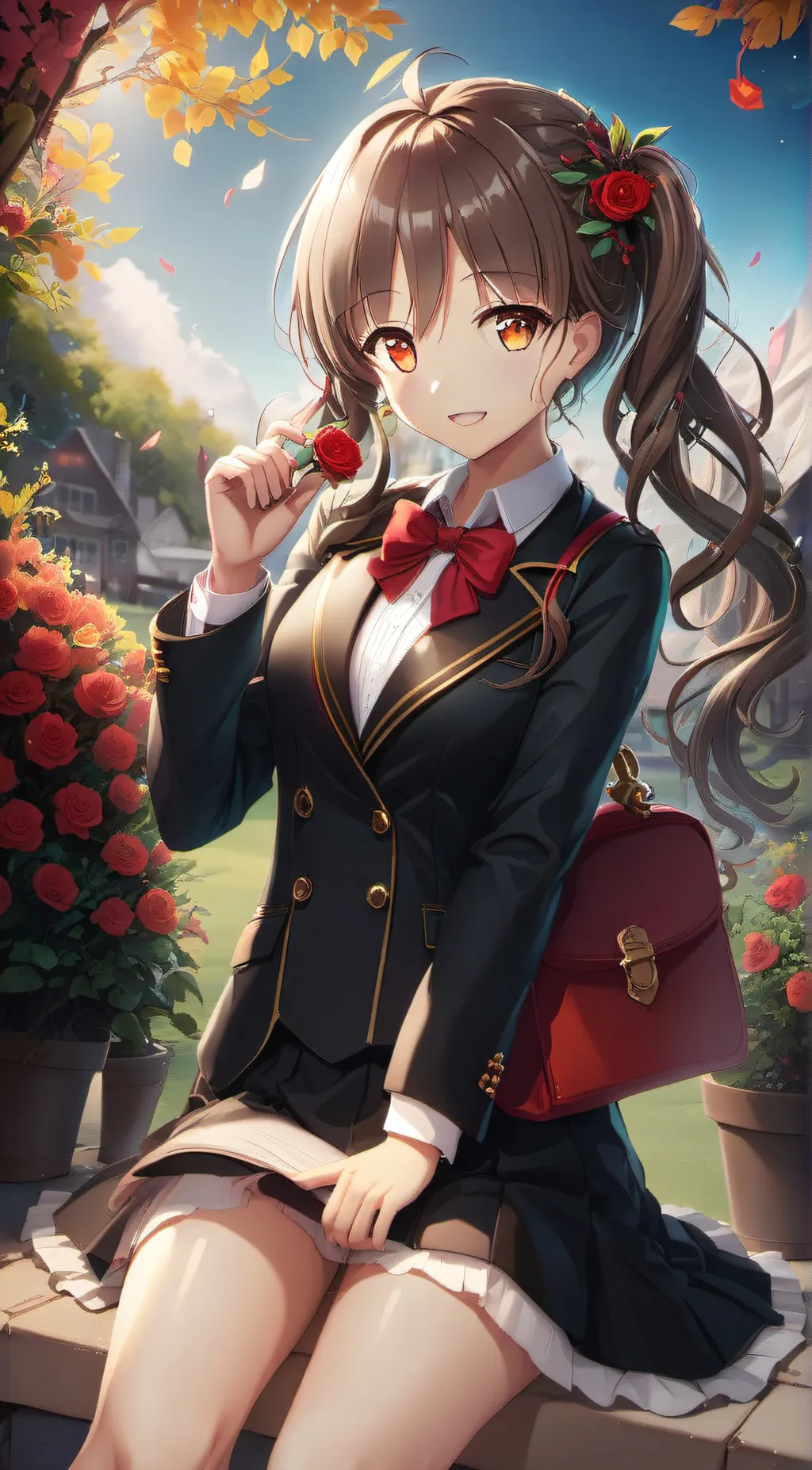 ai character: emma background