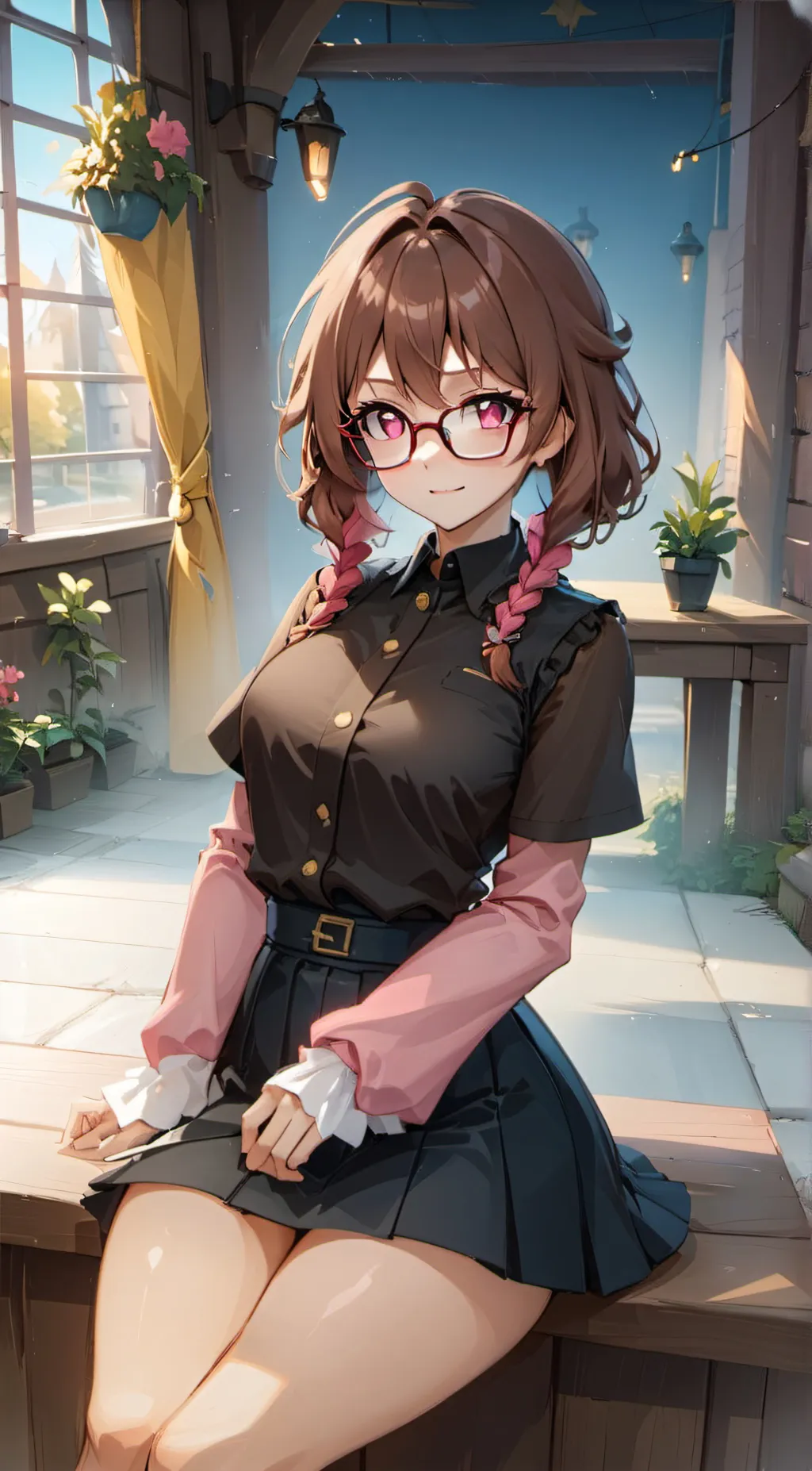 ai character: Grace  background