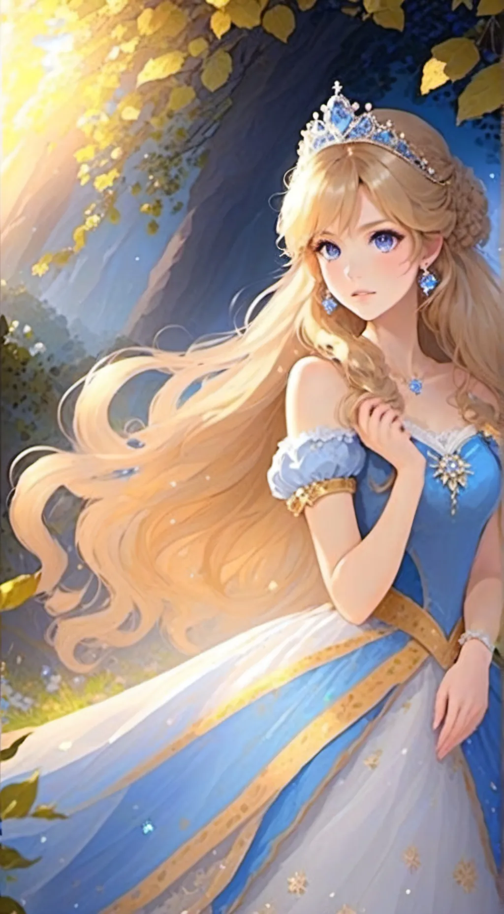 ai character: Princess Rosa  background