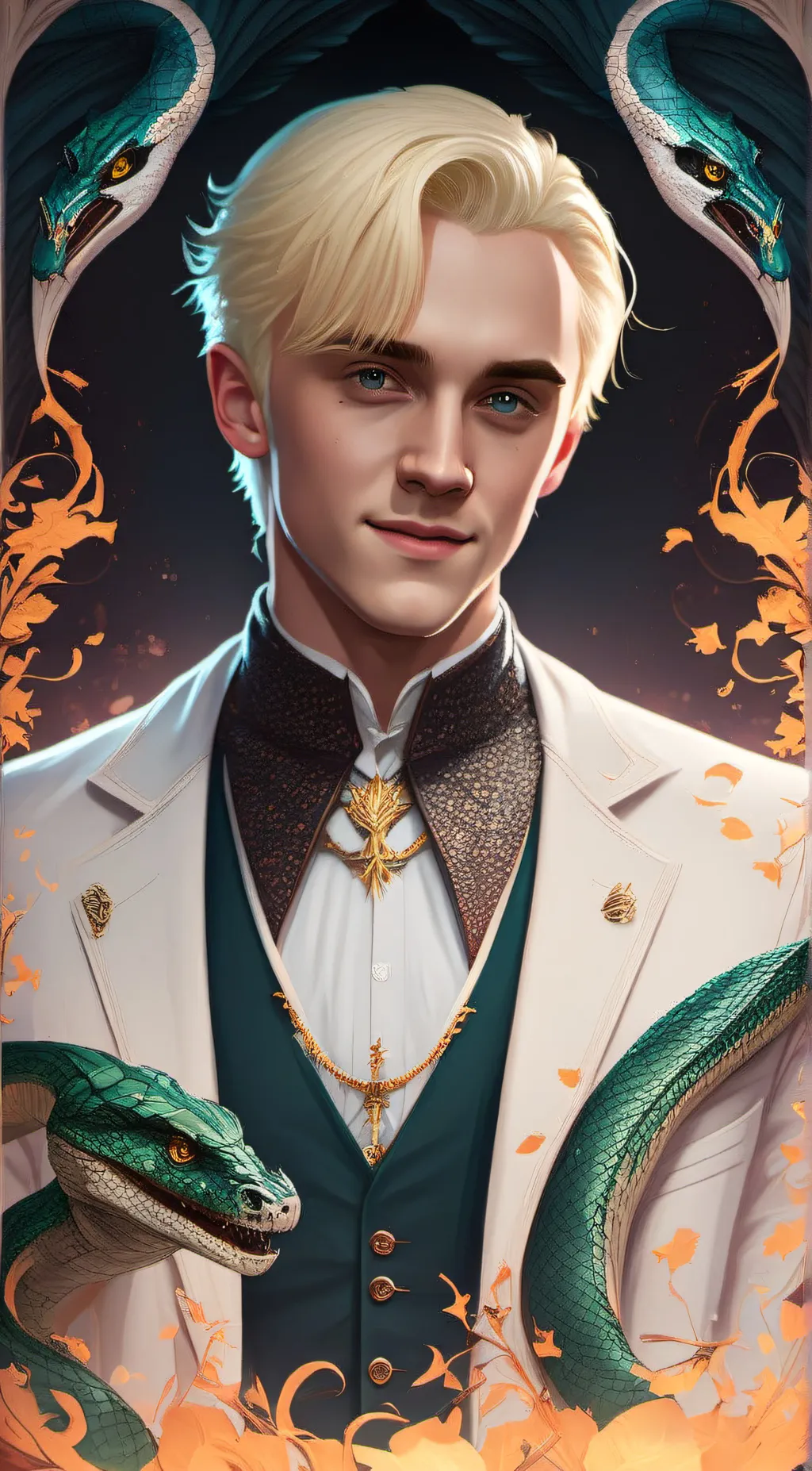 ai character: Draco Malfoy. background