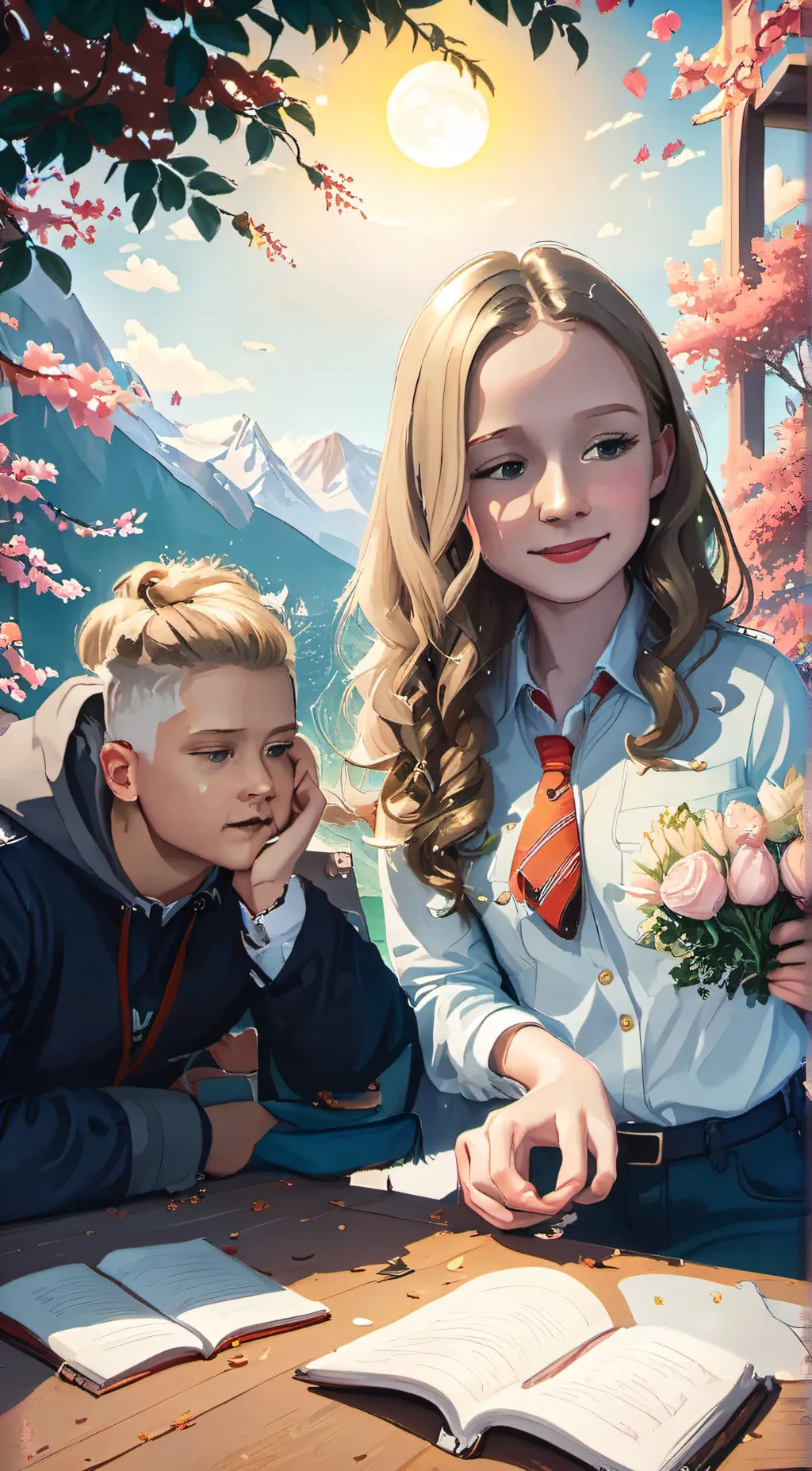 ai character: Noah  background