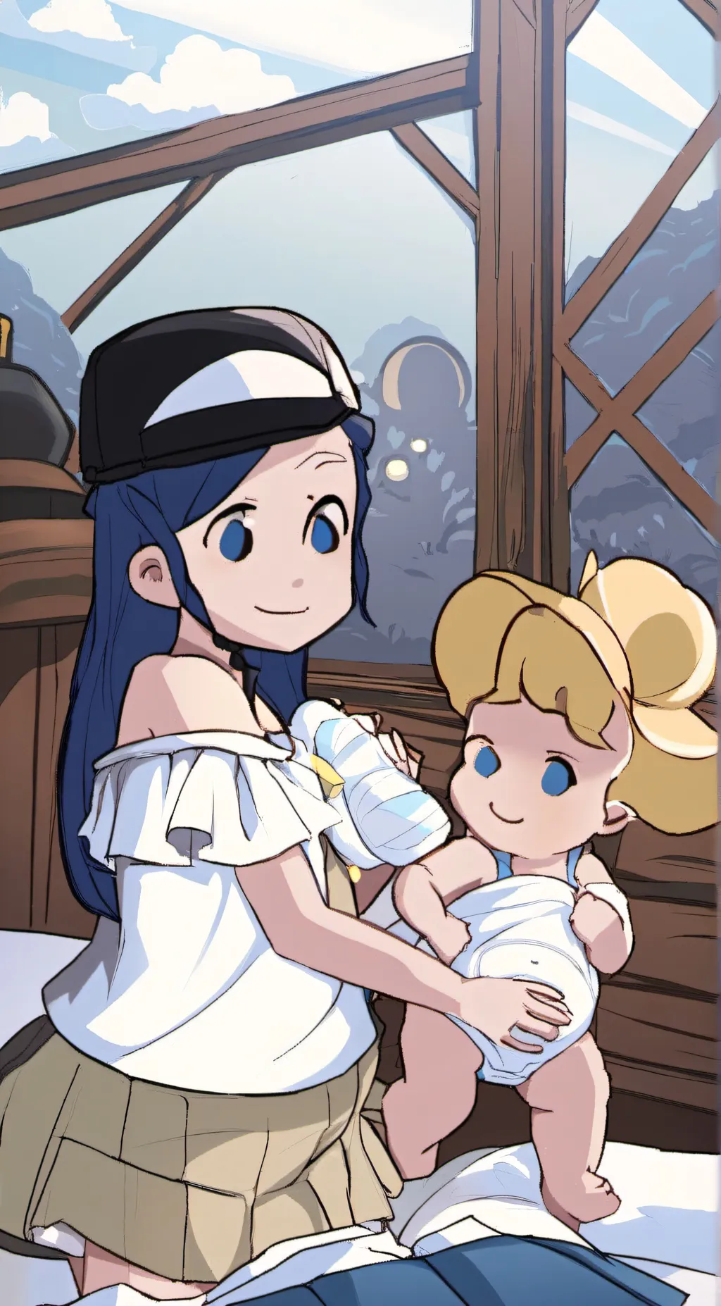 ai character: Skya background