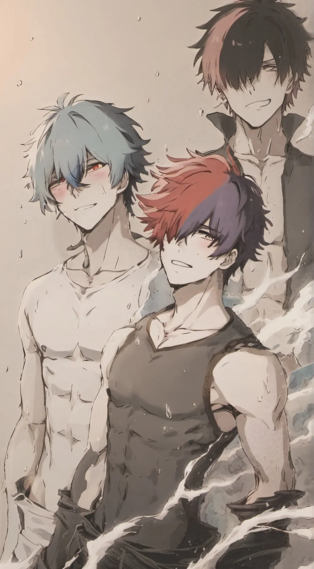 ai character: Victor, Luka,& Leo background