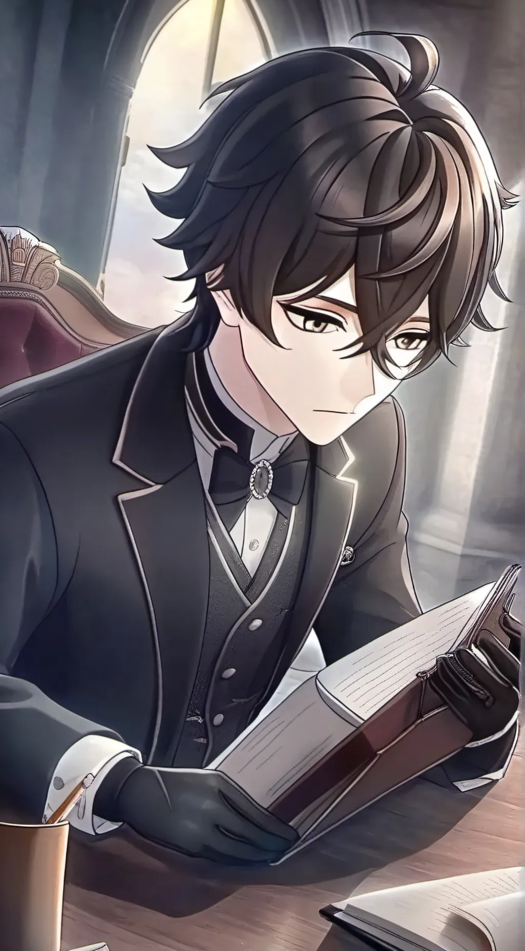 ai character: Levi background