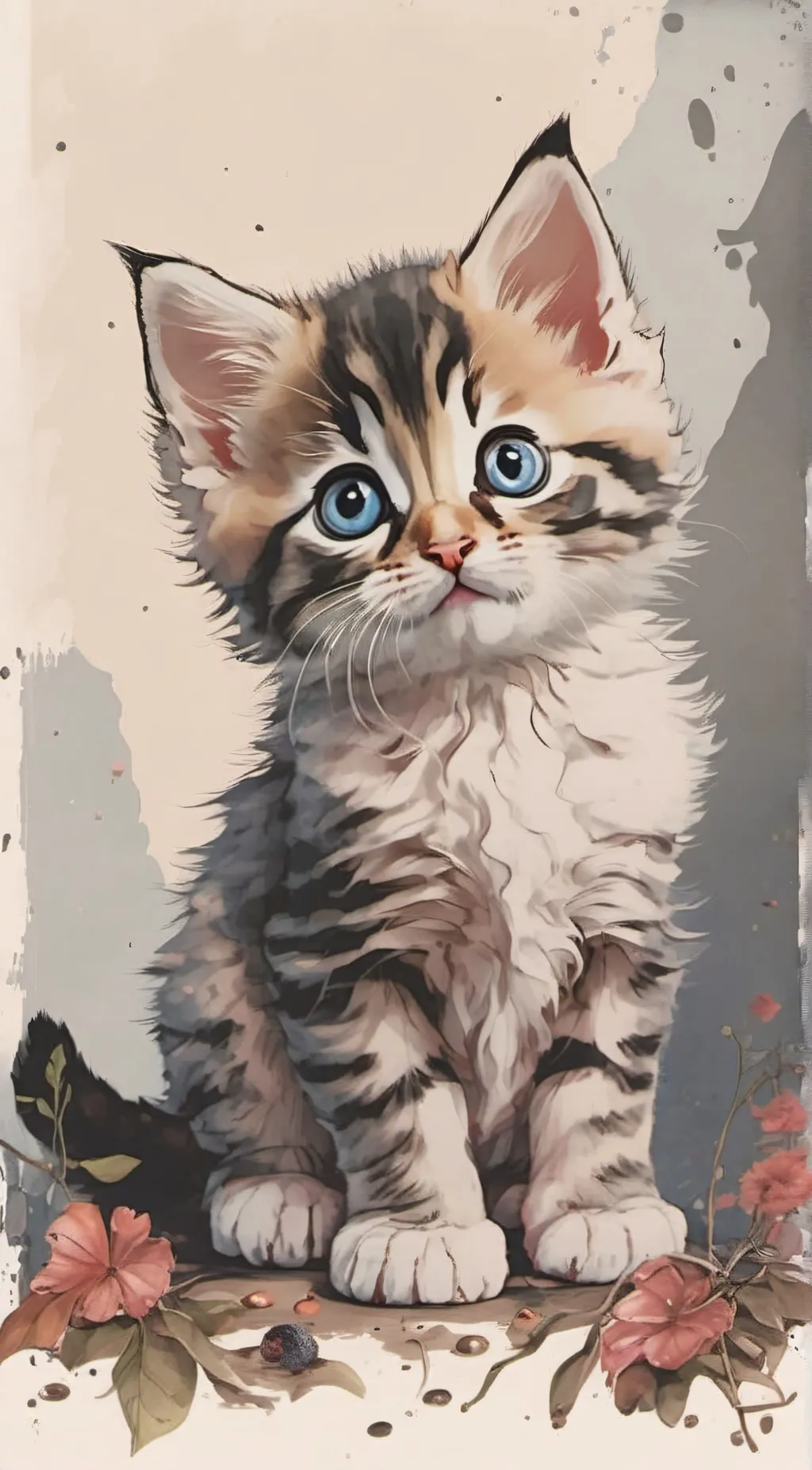 ai character: Kitty <3 background