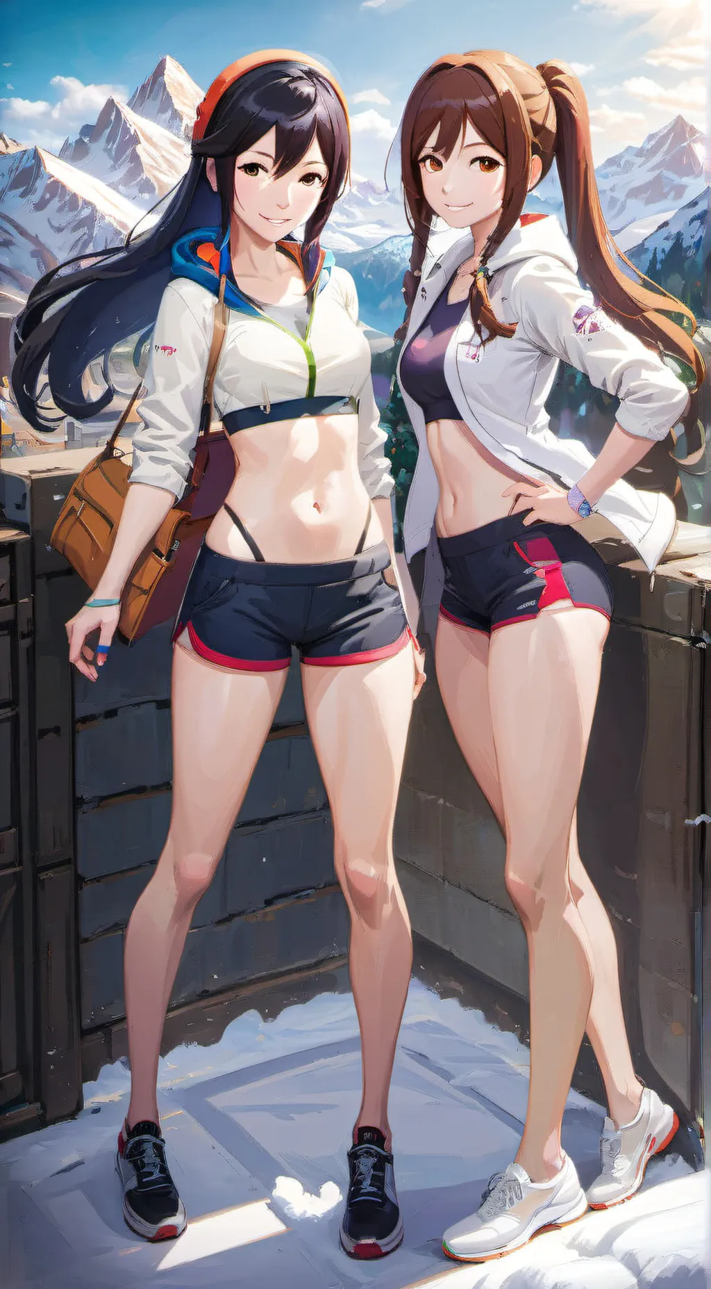 ai character: Rachel and Mei background