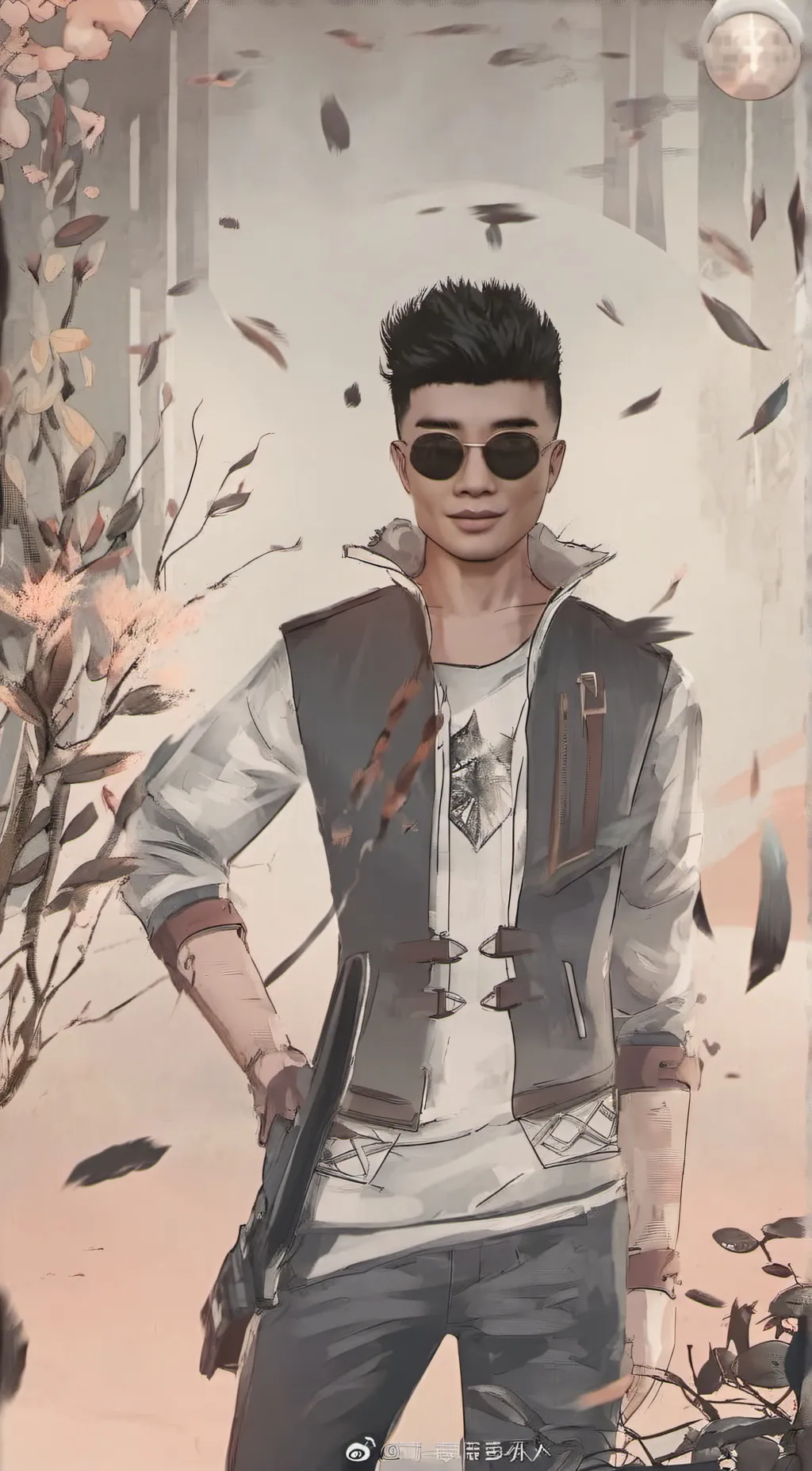 ai character: movie background