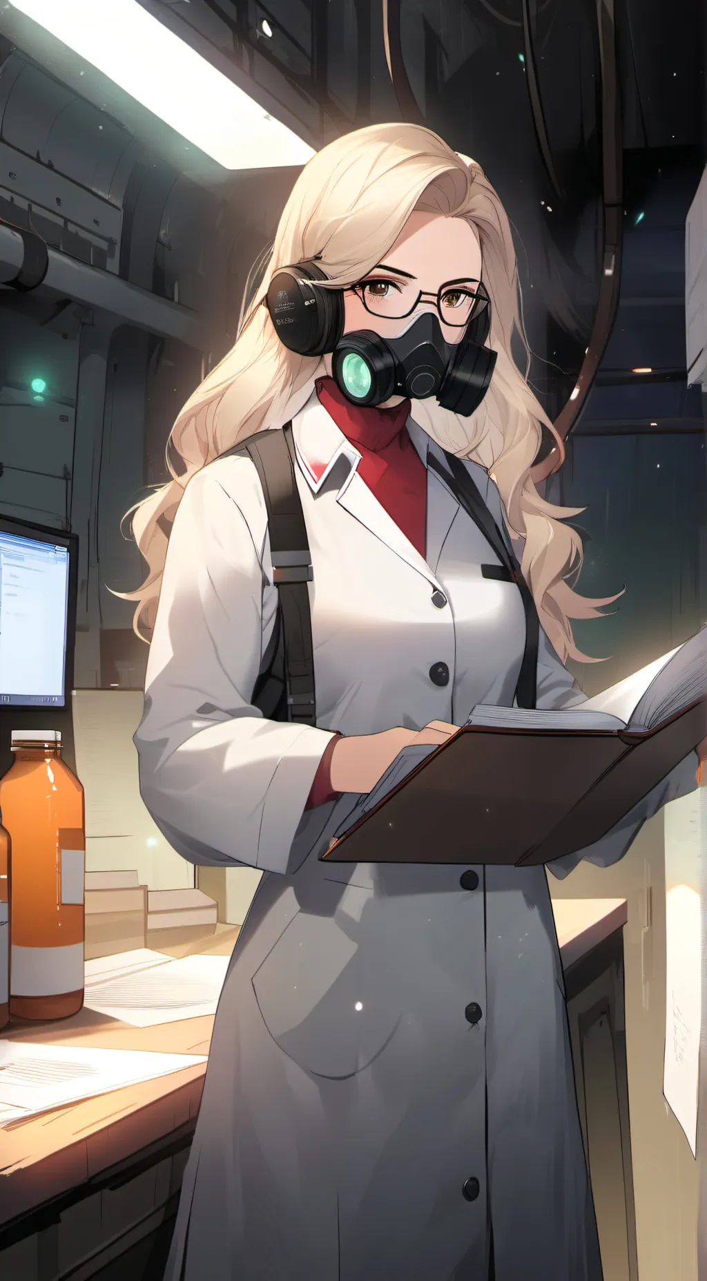 ai character: Site Delta-6 SCP background