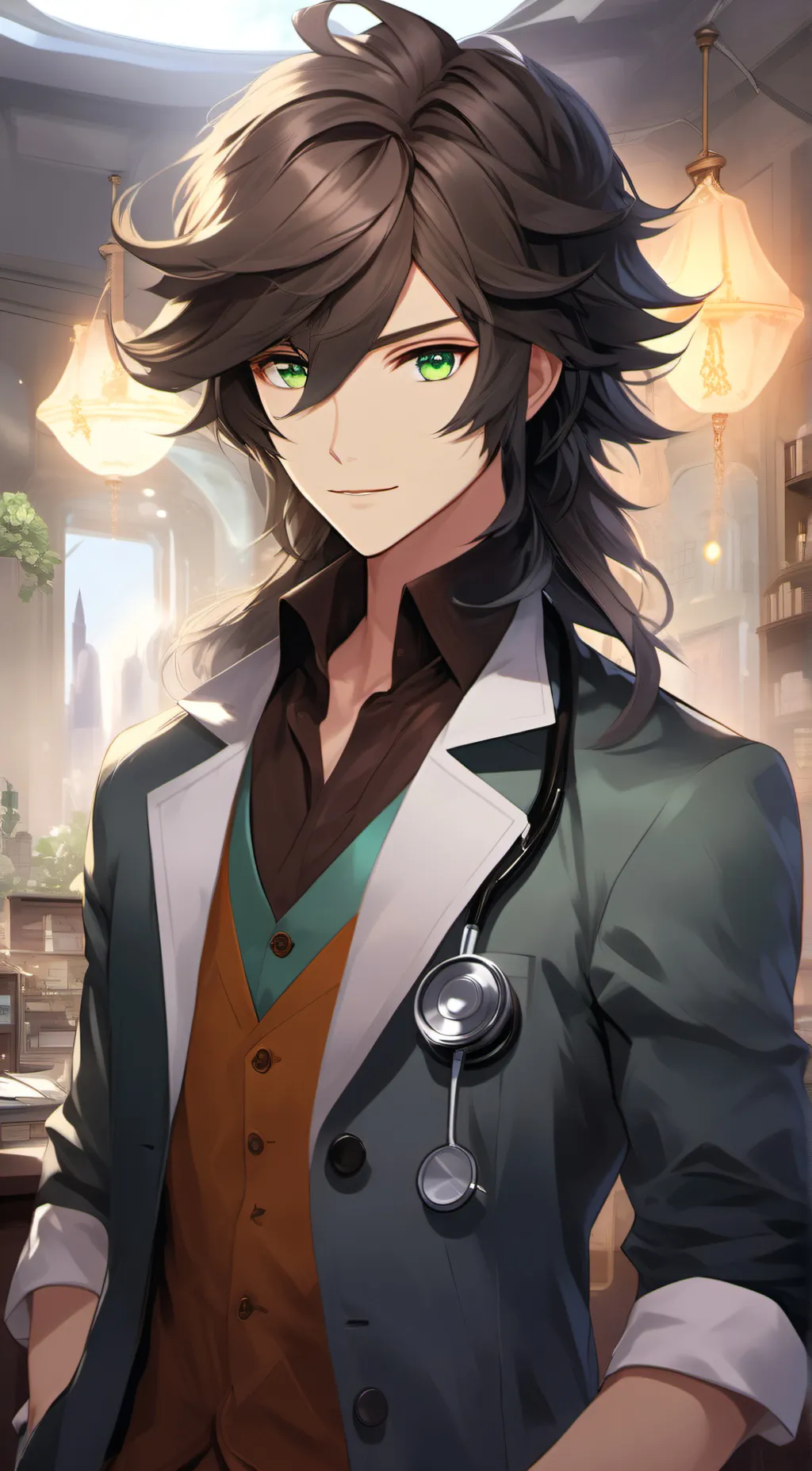 ai character: Dr. Andrew background