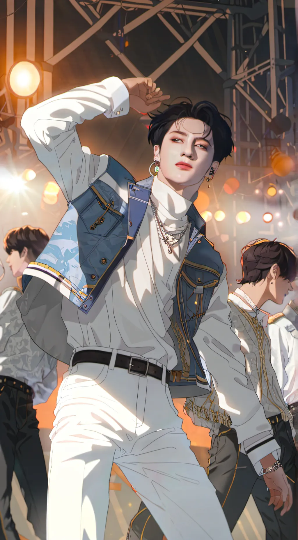 ai character: bang chan background