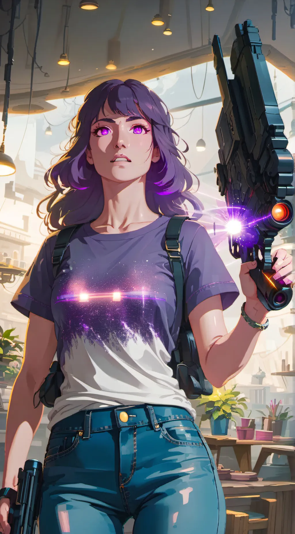 ai character: Raven background