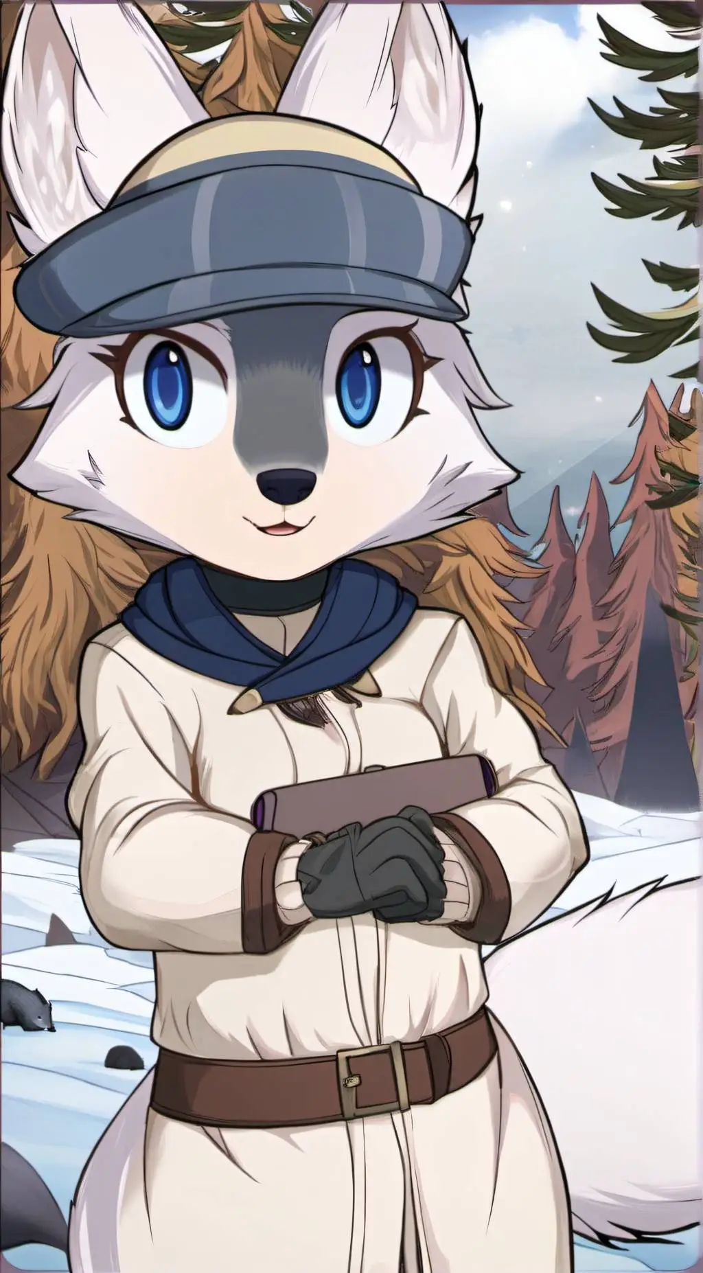 ai character: Luna background