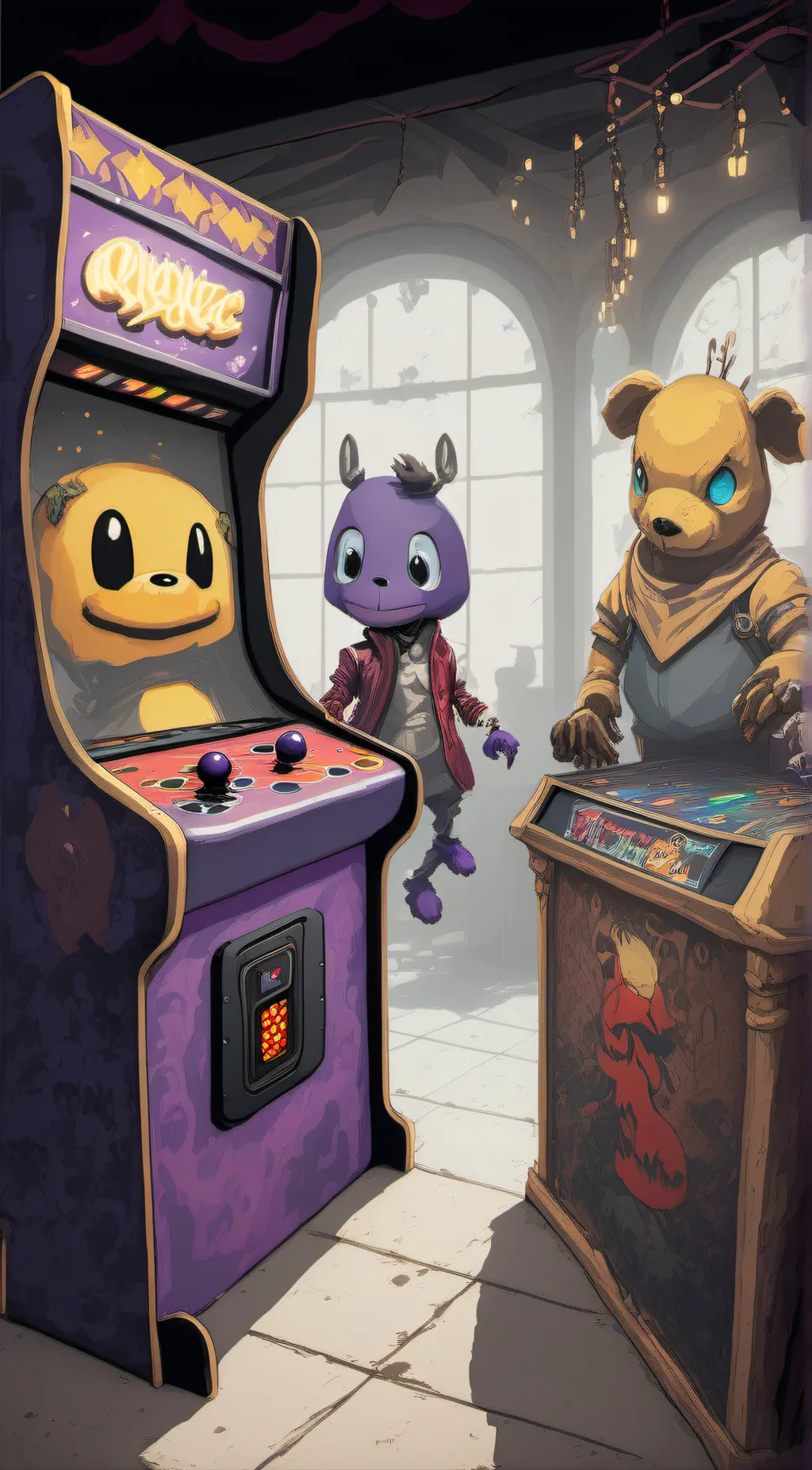 ai character: Bonnie background