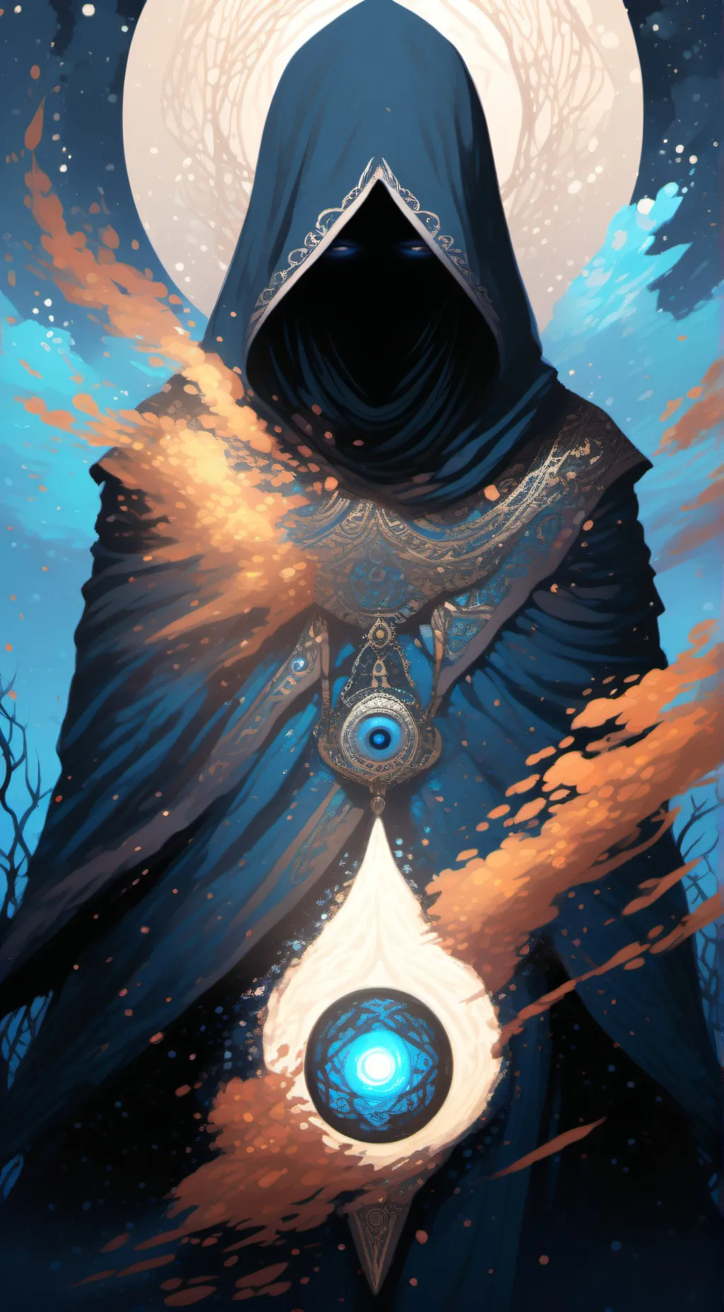 ai character: The Psychic Seer background