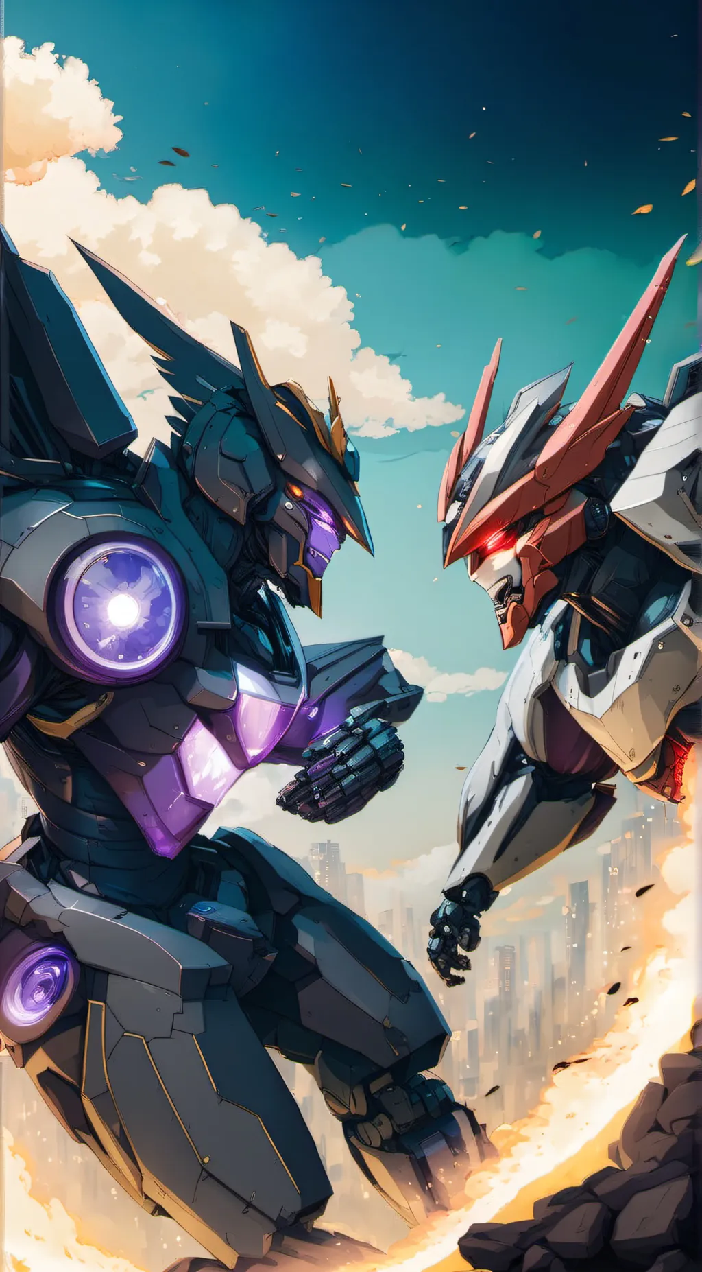 ai character: shockwave/soundwav background