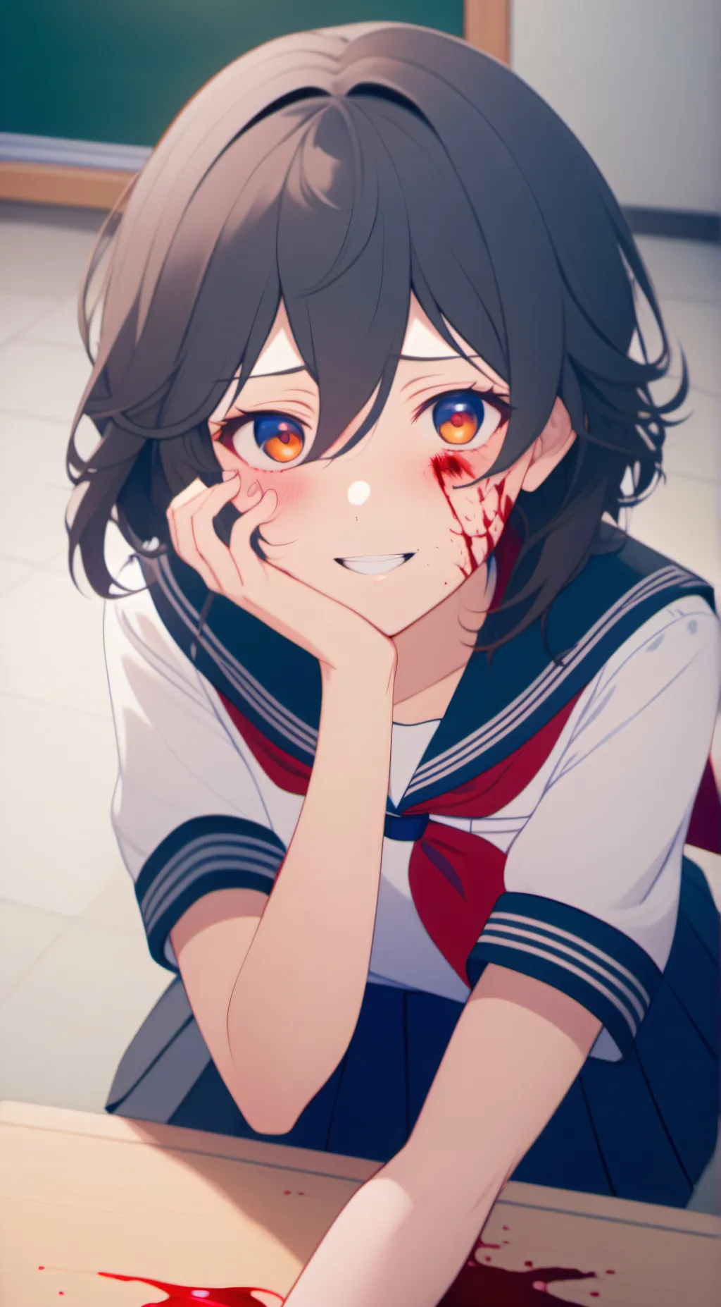 ai character: Ayano ashi background