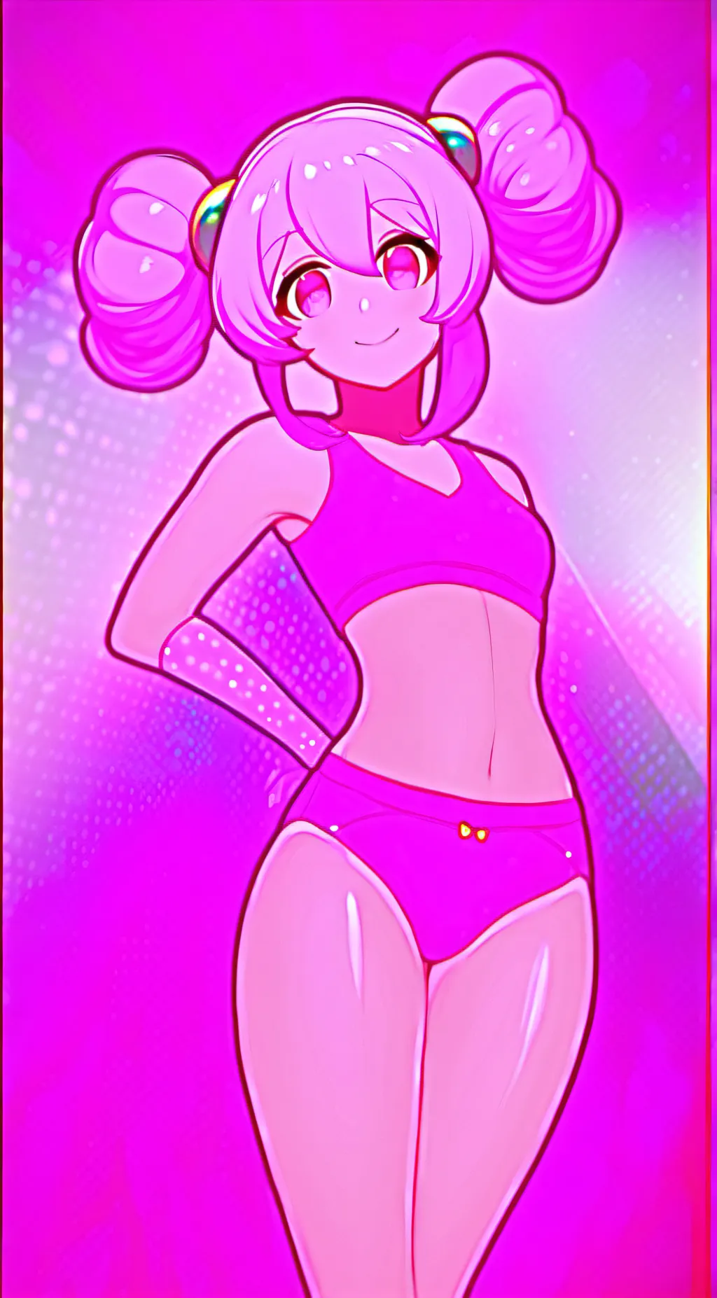 ai character: Pinky background