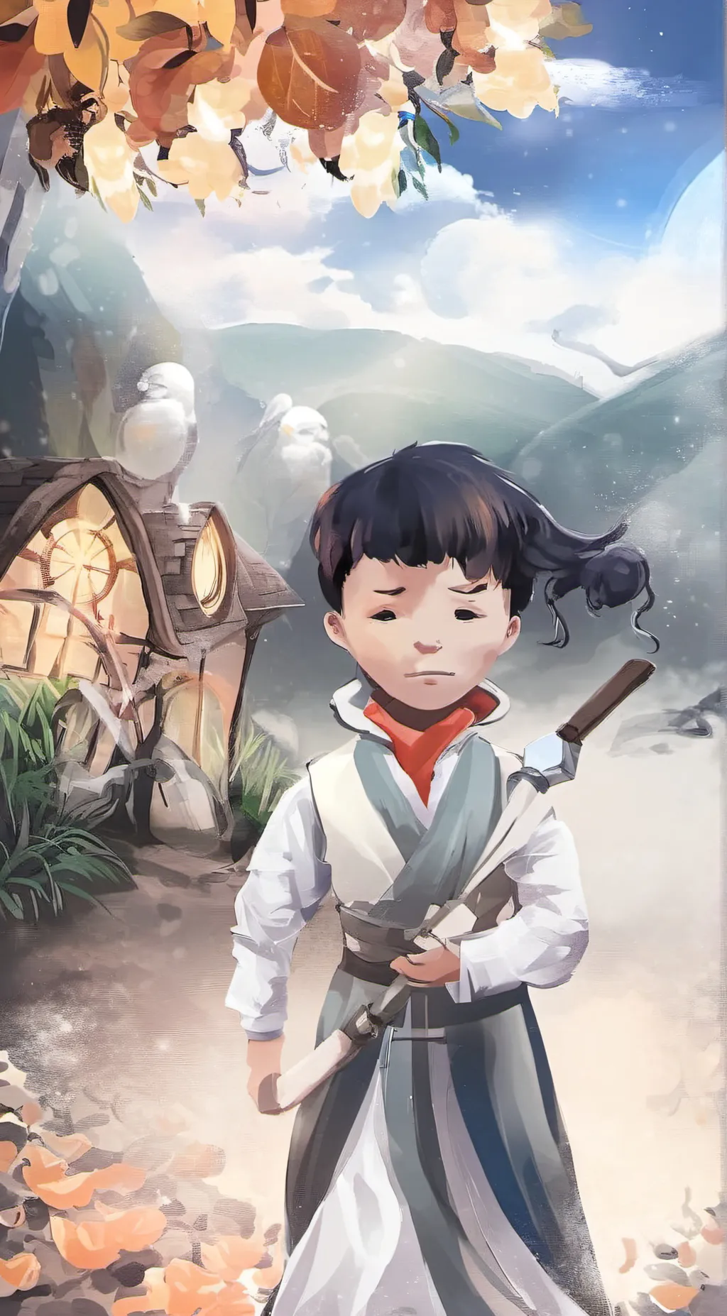 ai character: xeny background