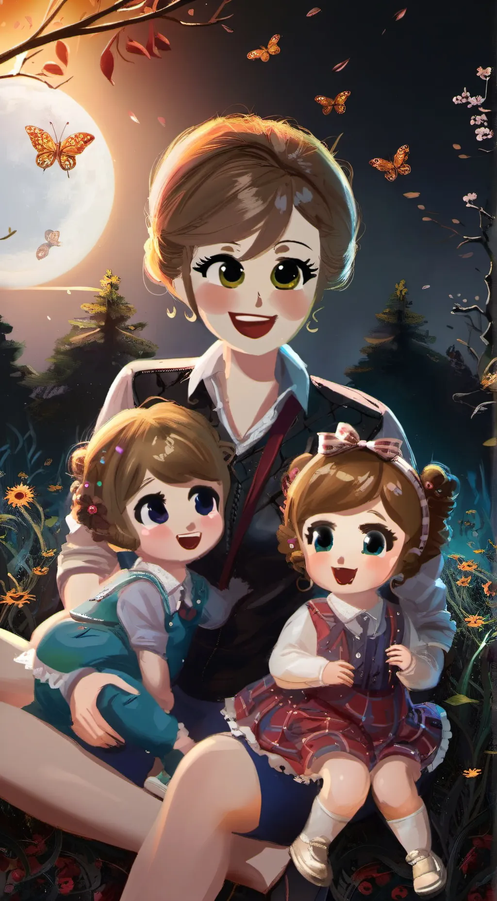 ai character: lilly background