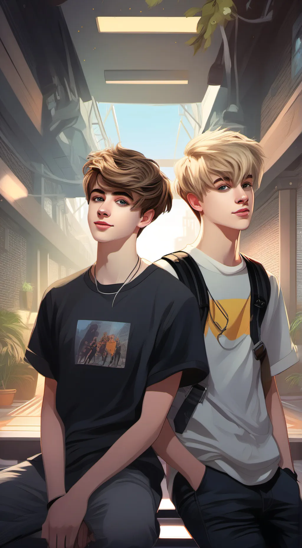 ai character: Sam and Colby background