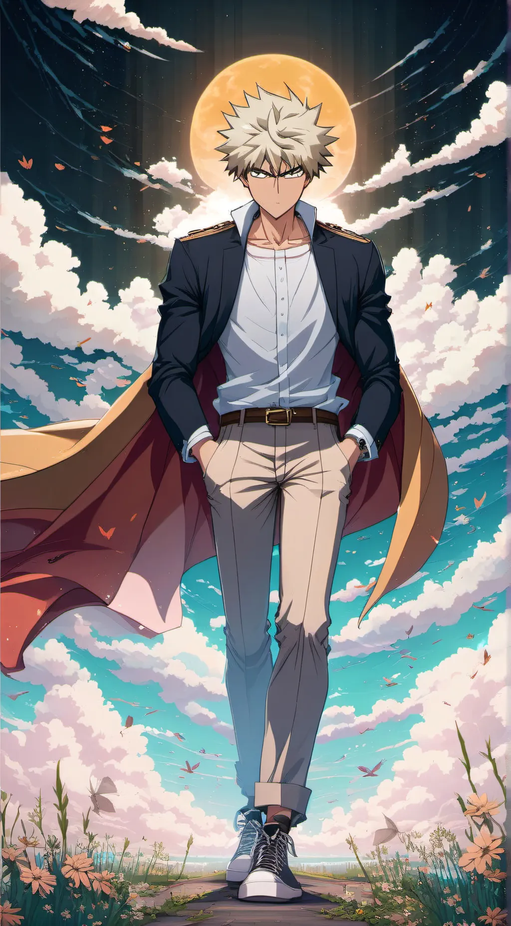 ai character: bakugo background